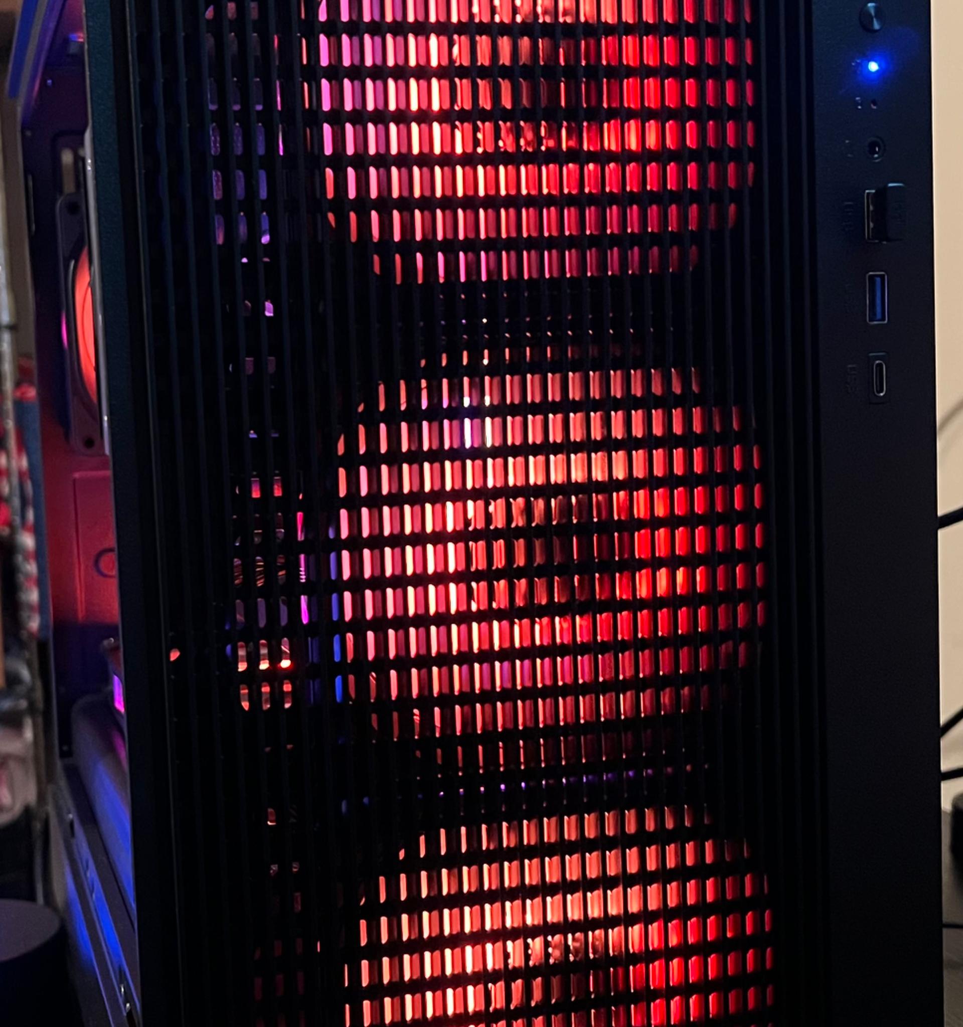 Team Red 3.0 Ryzen 5 7600x 1.5 TB SSD 32GB DDR5 RX 7800 XT ARGB fans. ALL NEW parts!