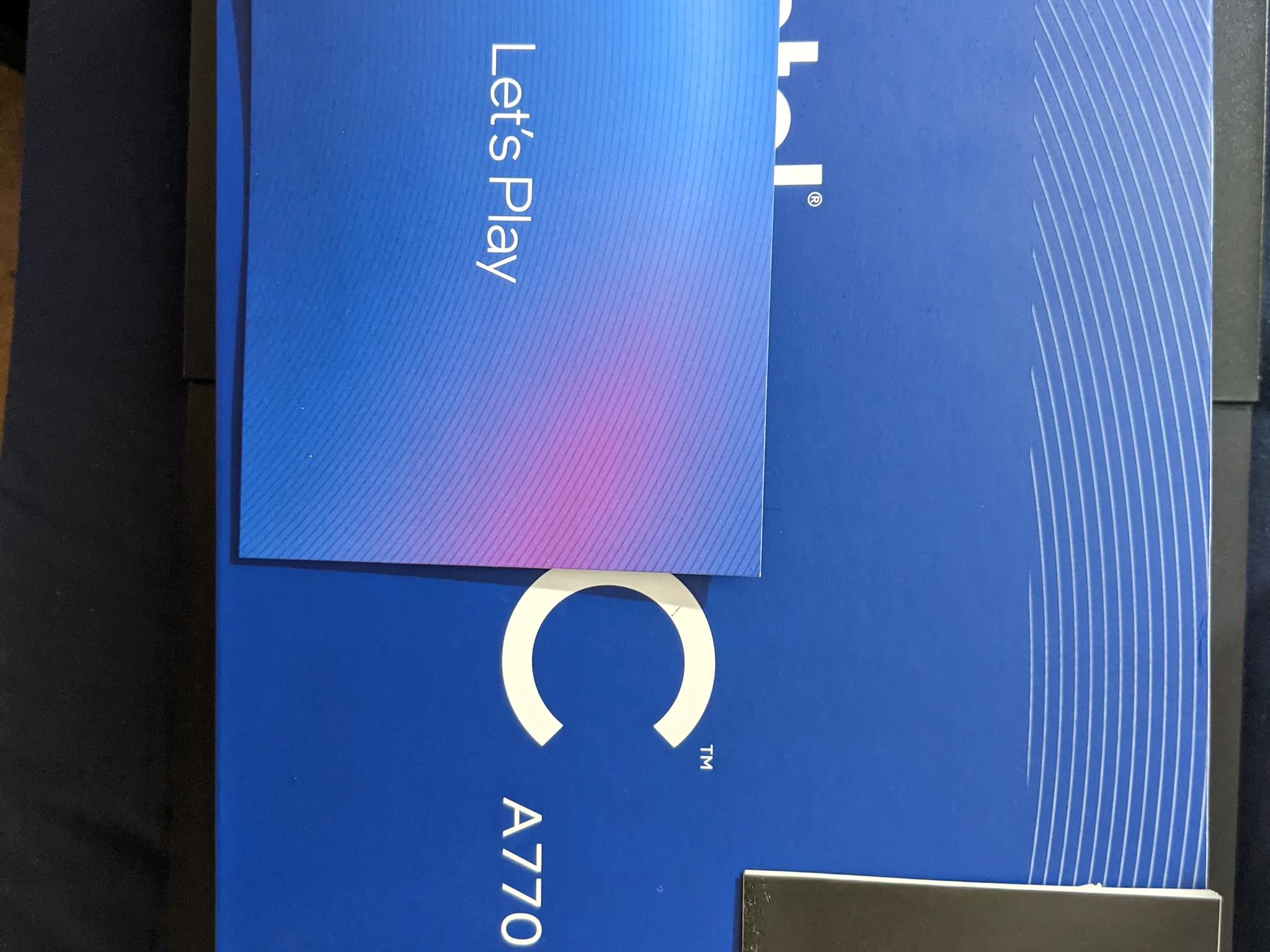 Intel arc A770 Limited Edition 16gb