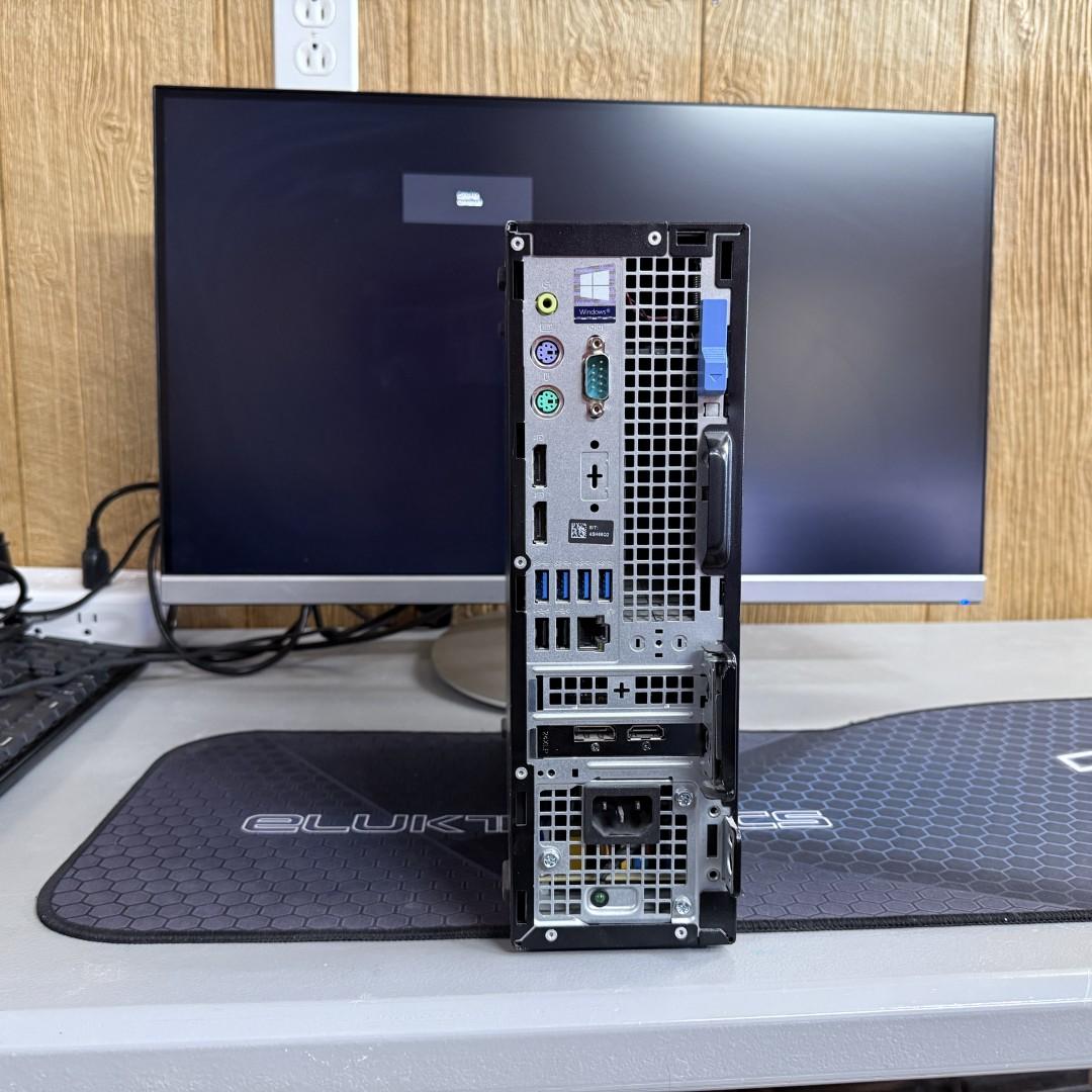Dell OptiPlex 7060, i5, 16GB, 256 NVME, AMD RX 6400 LP - VERY LIGHT "Gaming" - Windows 11 PRO