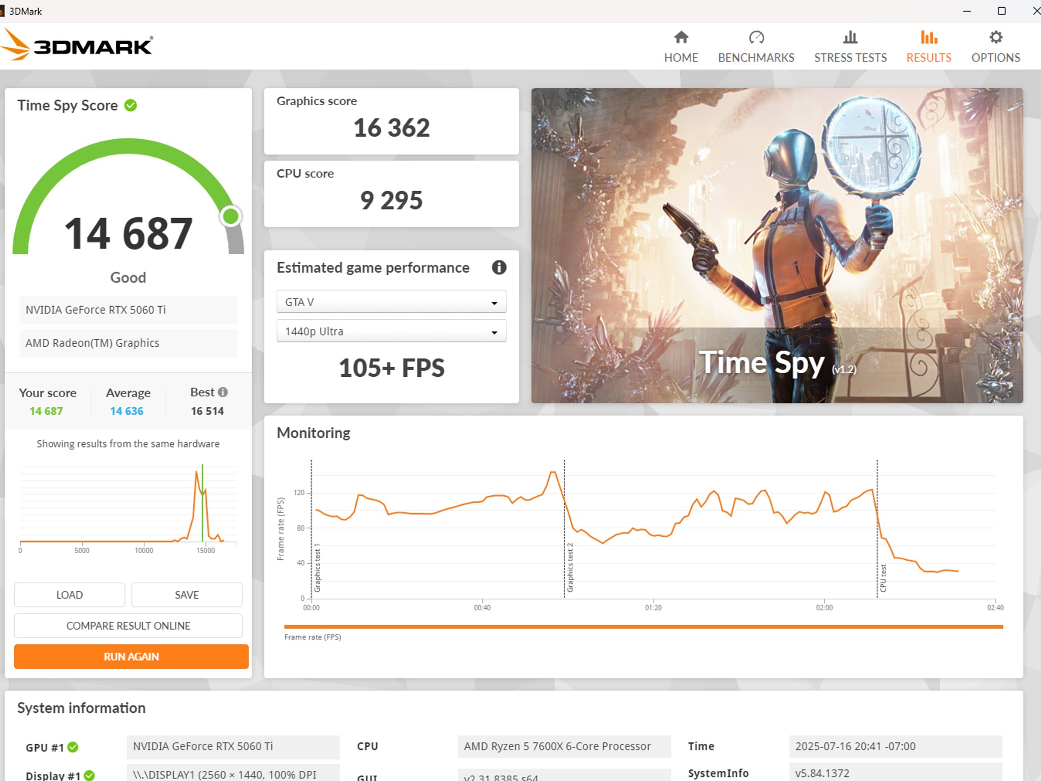 Walnut Wood Gaming PC - Geforce RTX 5060 Ti - Ryzen 5 7600X - 32GB DDR5 - 1TB Nvme - Windows 11 Pro