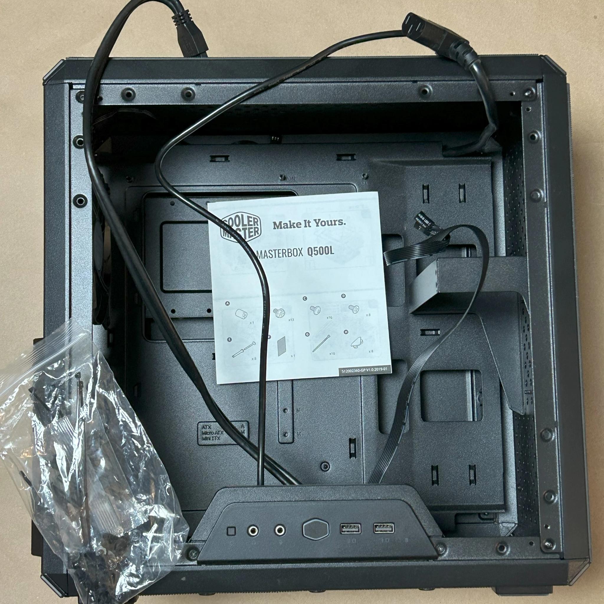 Cooler Master MasterBox Q500L Mini-Tower, Standard ATX