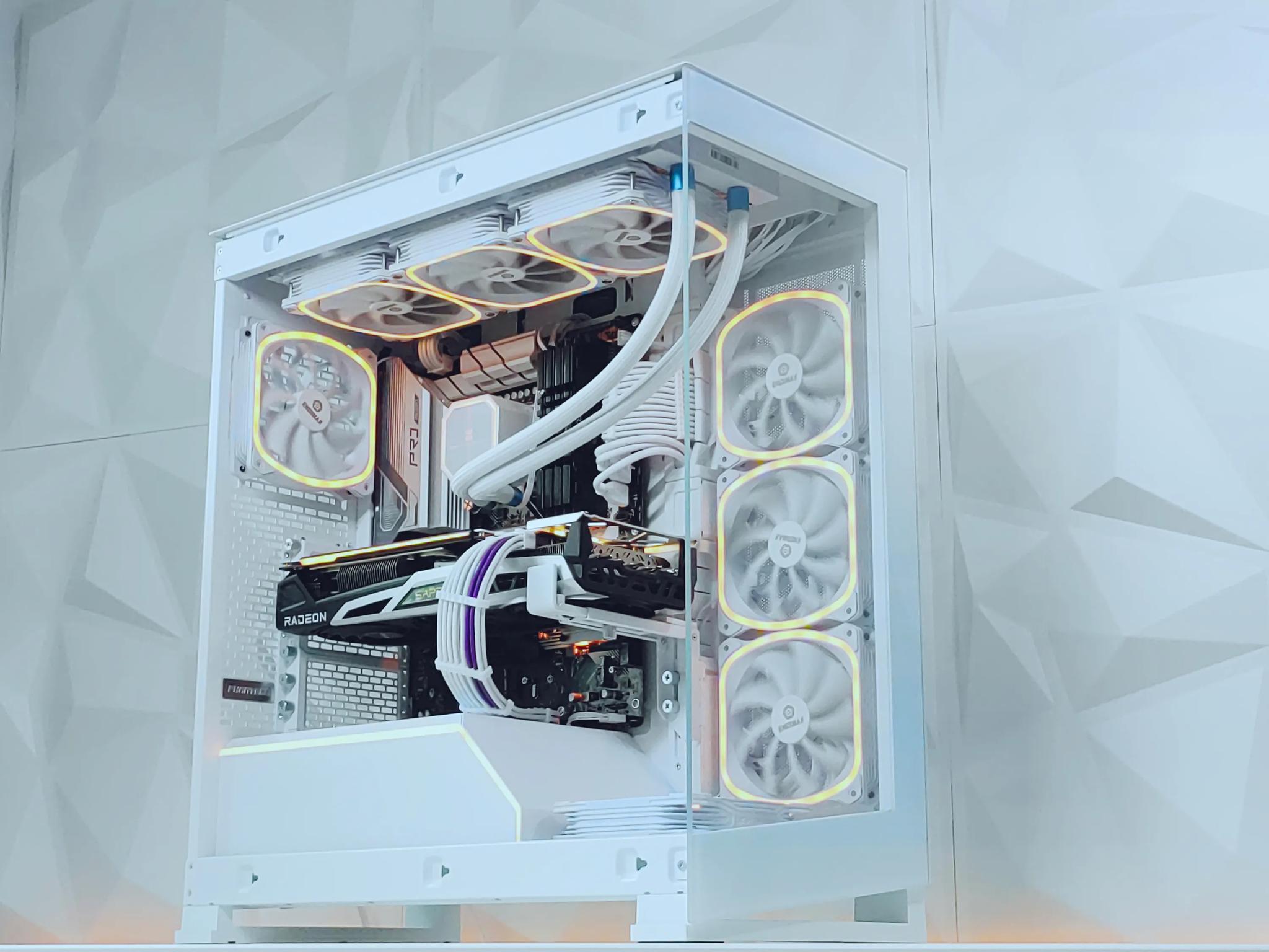 👑❄️Liquid Cooled  Gaming PC🟣AMD RX 6900 XT 16GB🟣Intel i7 12700KF 12 core🟣32GB DDR4🟣1TB