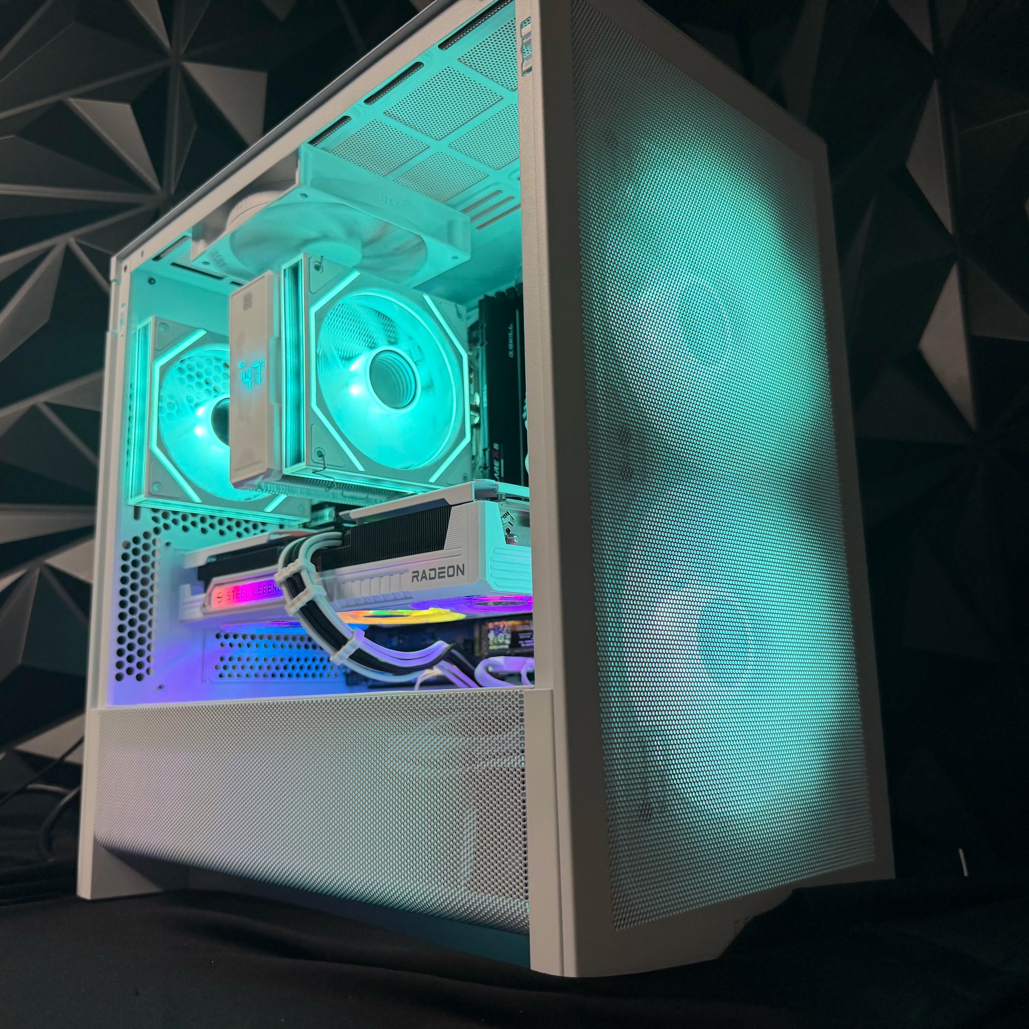 ⚪⚫⚡ MID YANG BANG ⚡⚫⚪ Ryzen 5 9600X| RX 9060XT| 16 GB DDR5| 1.25 TB NVMe| 650W PSU