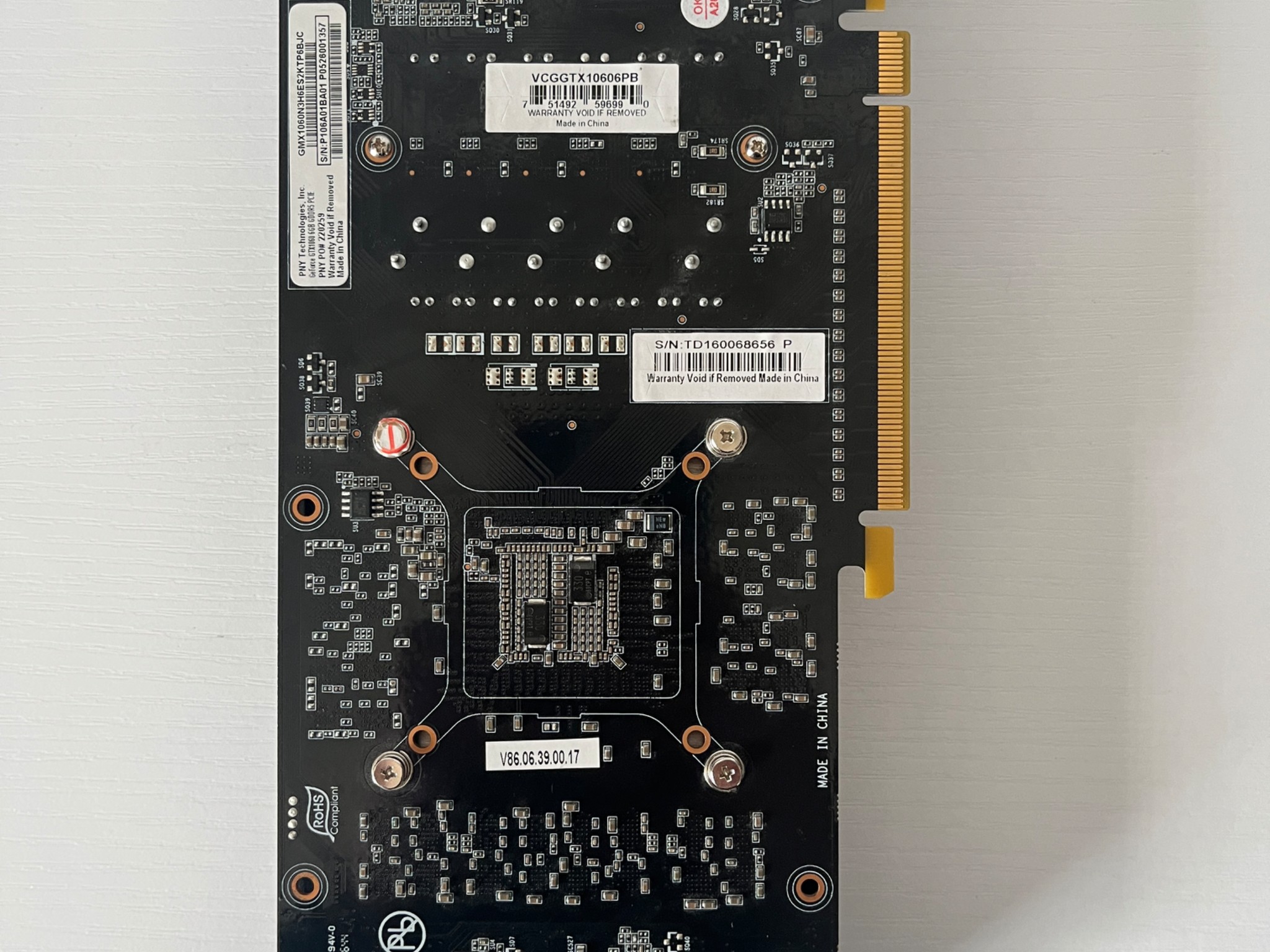 PNY GeForce GTX 1060 6GB