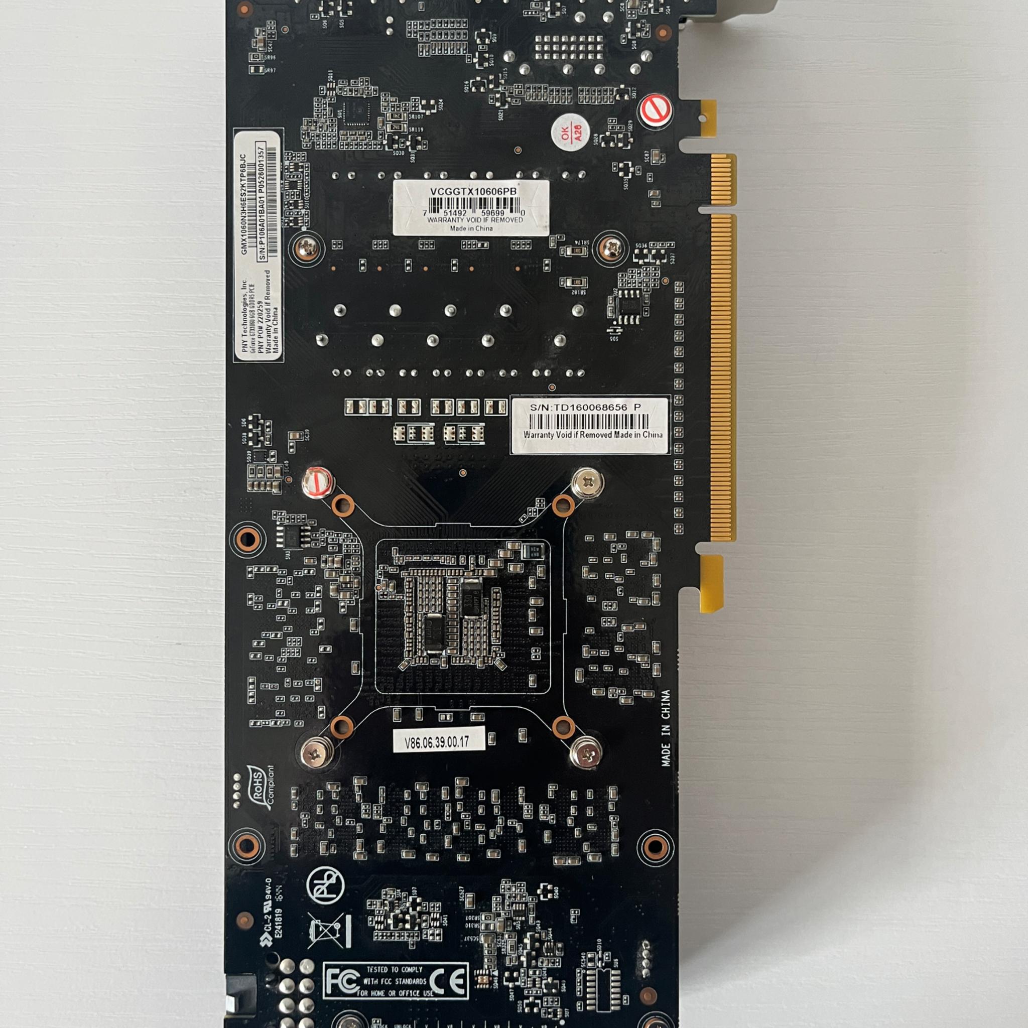 PNY GeForce GTX 1060 6GB