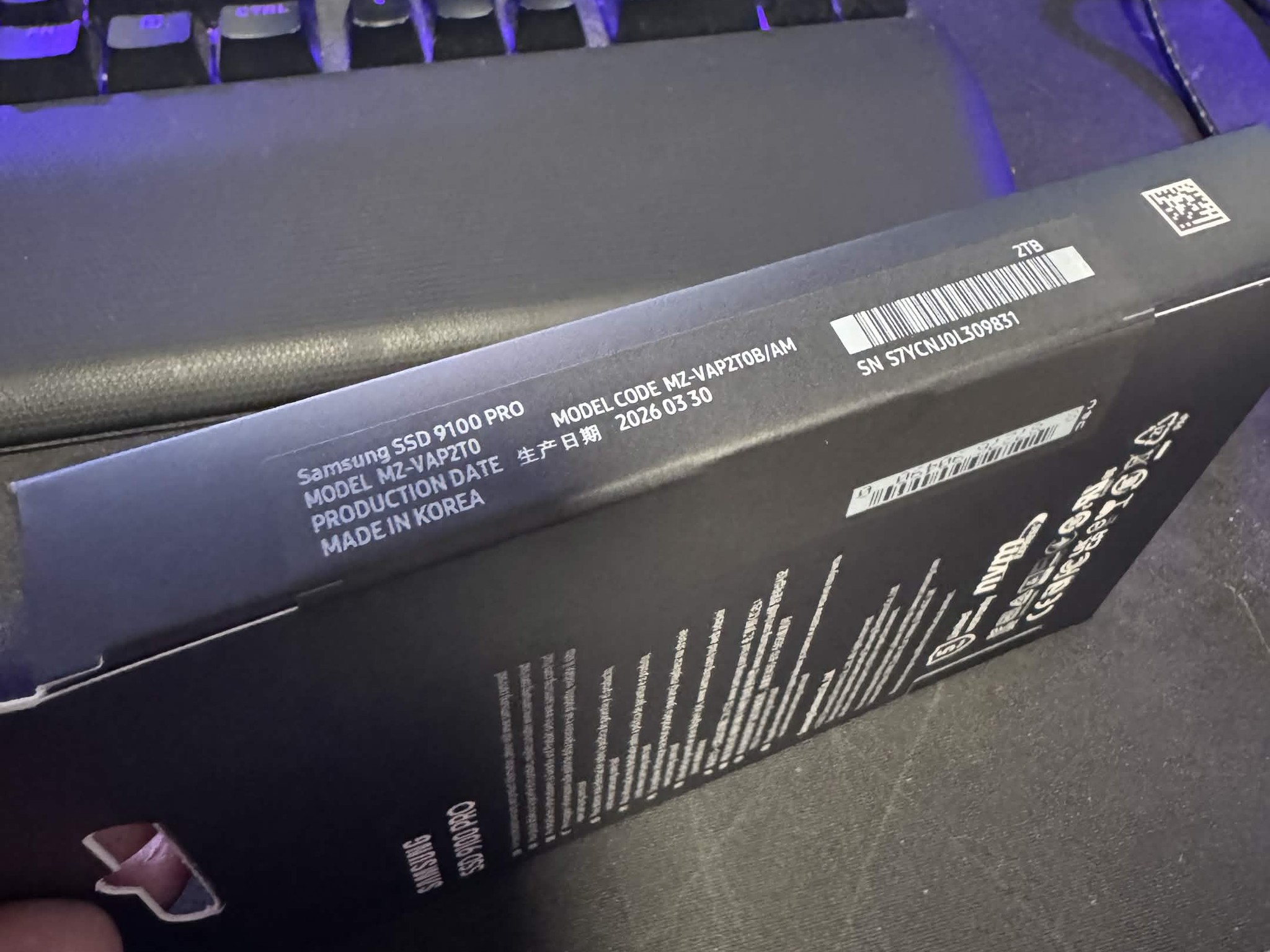 samsung 9100 pro 2TB