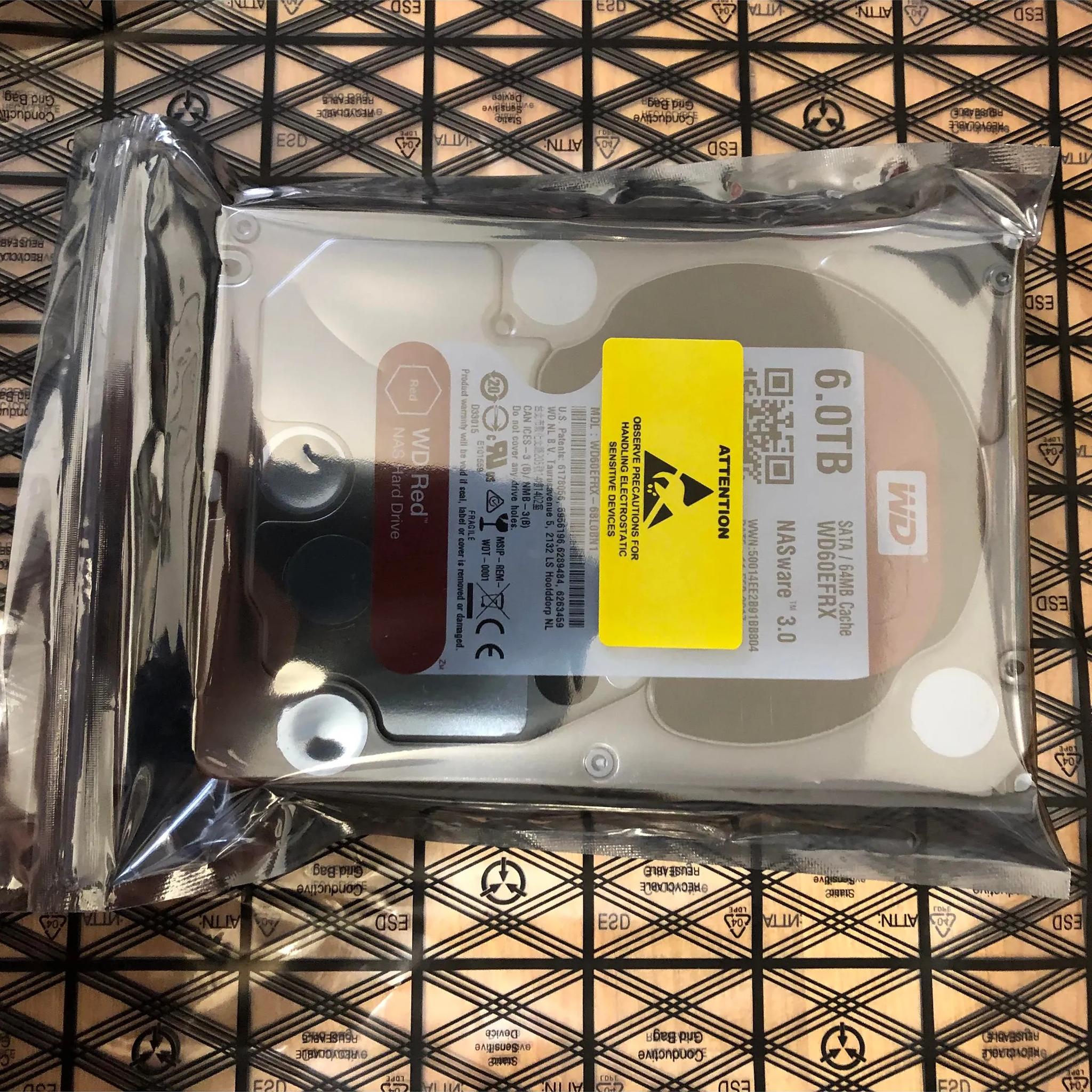 western digital red 6tb nas hdd used liked new