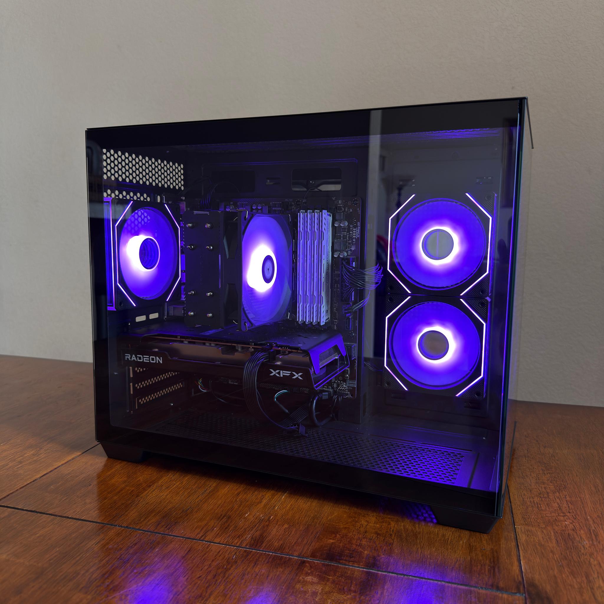 Budget Gaming PC | RX 7600 | Ryzen 2600X | 16GB Ram | 500GB NVME + 1TB HDD | WiFi and BT |Windows 11