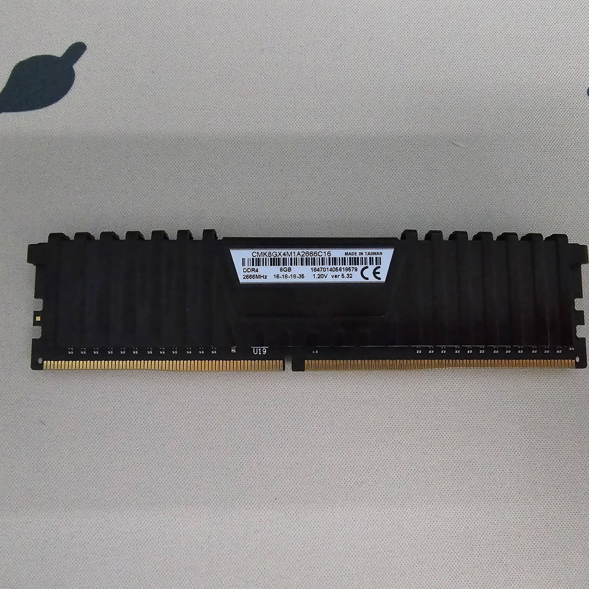 VENGEANCE® LPX 8GB (1 x 8GB) DDR4 DRAM 2666MHz C16 Memory Kit - Black