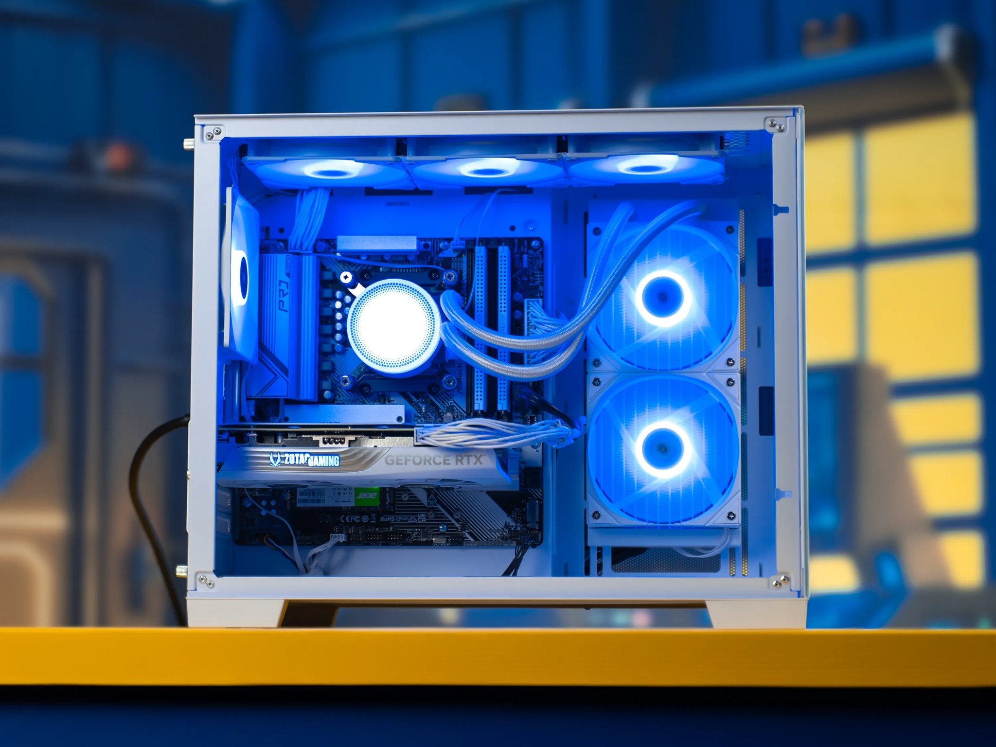 “Cypheroso” RTX 4070 Ryzen 5 7600 32GB Windows 11 2TB 4K Workstation Gaming PC