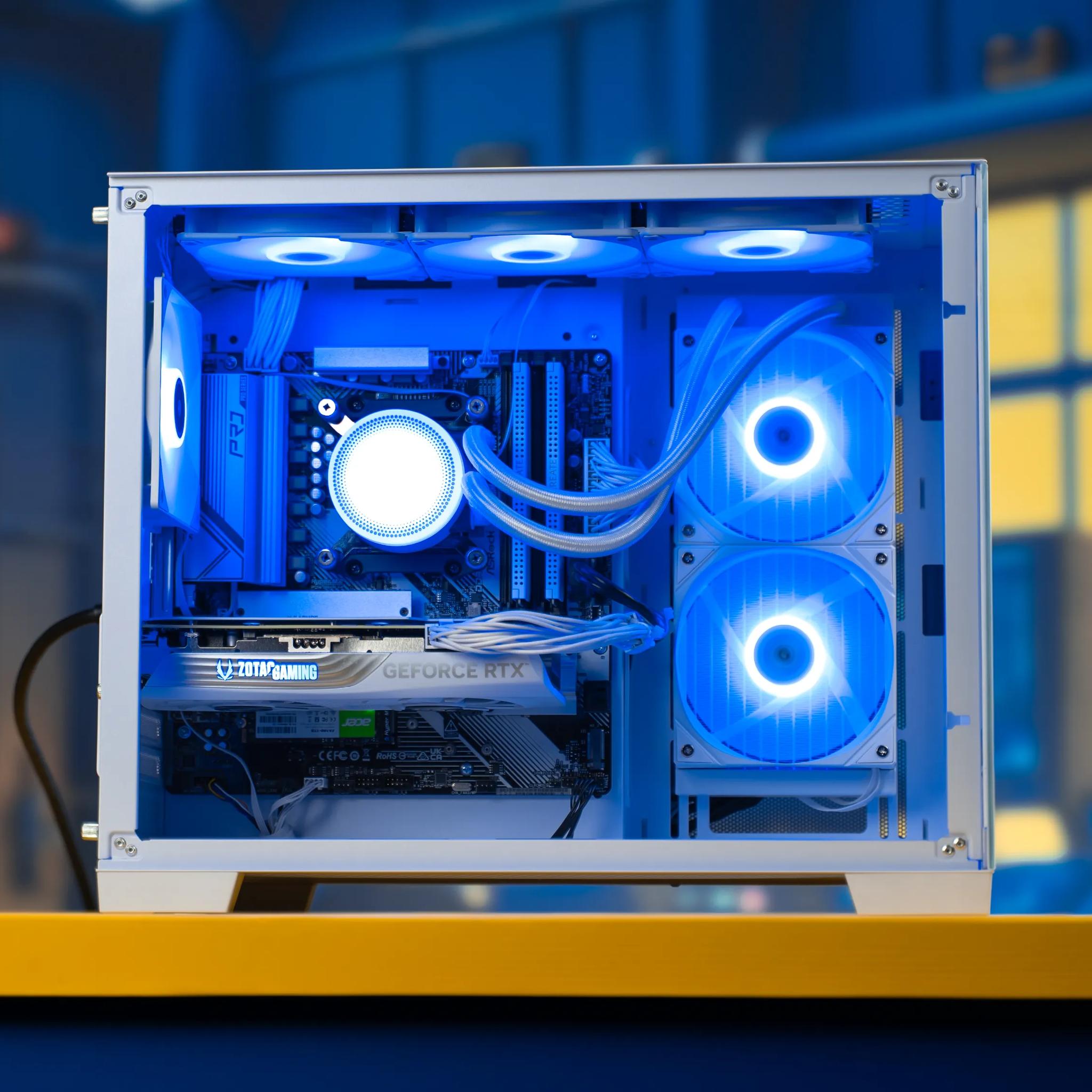 “Cypheroso” RTX 4070 Ryzen 5 7600 32GB Windows 11 2TB 4K Workstation Gaming PC