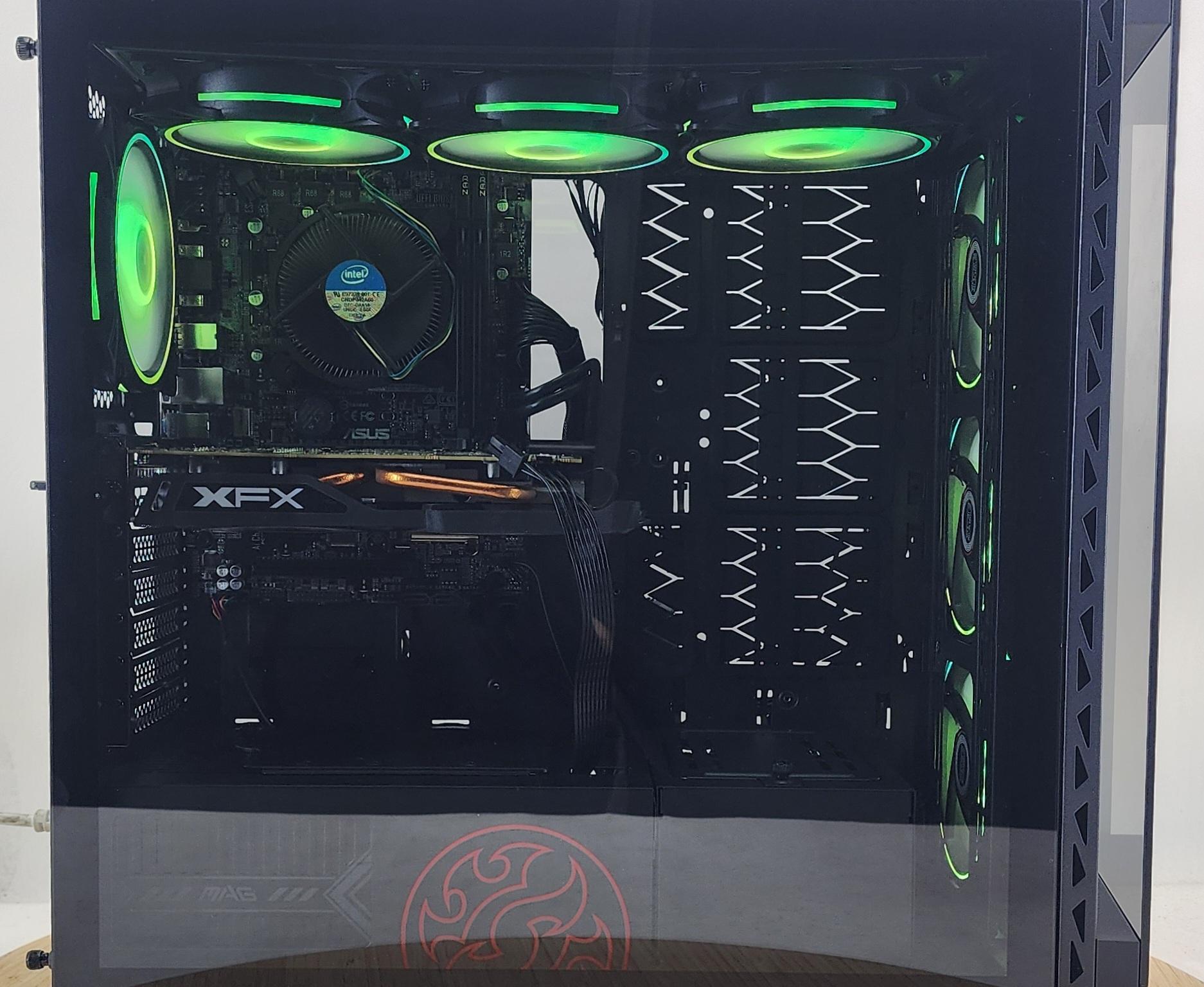 Gaming PC i5-6500 16GB RAM 240GB SSD + 500GB HDD RX 470 8GB Windows 11 Computer