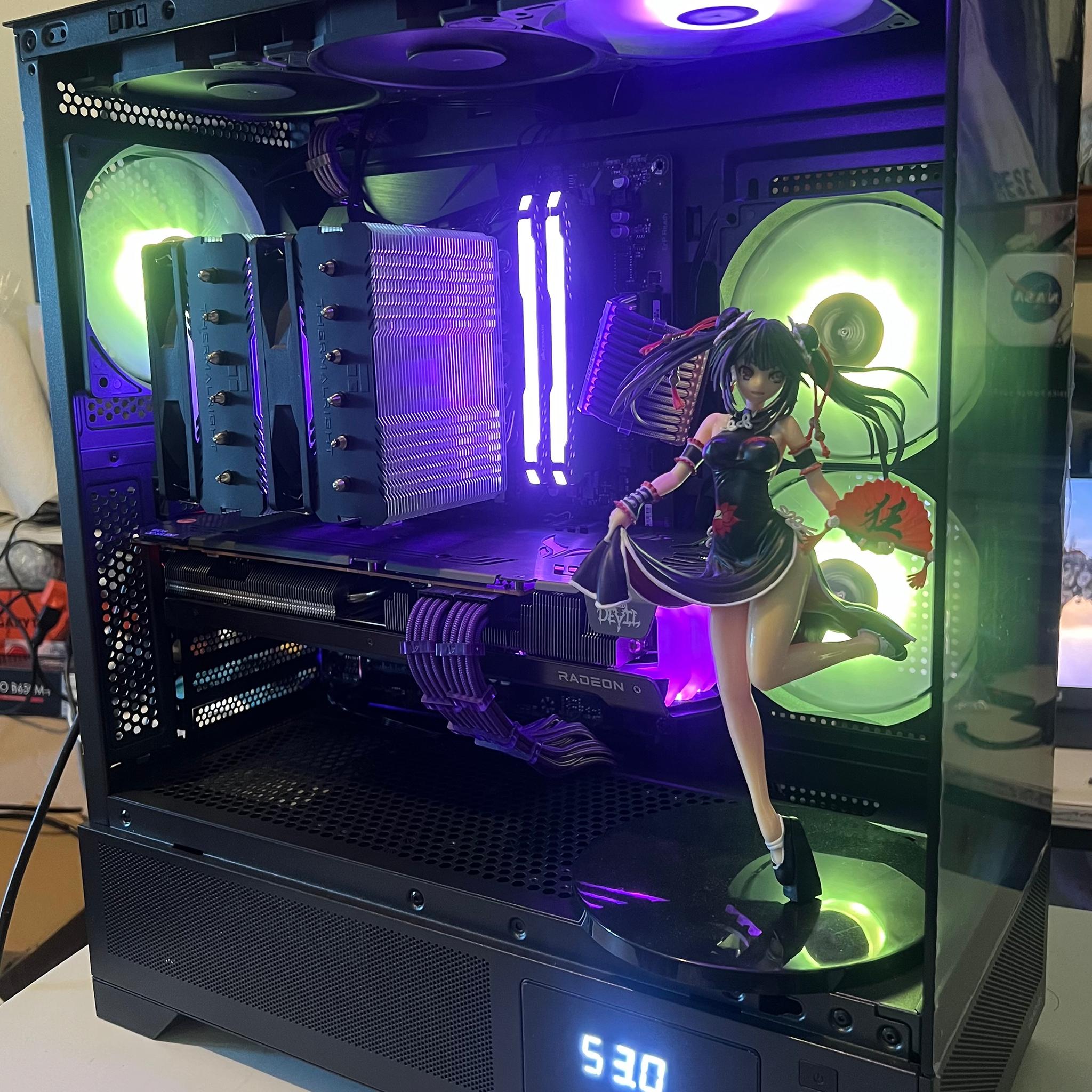 MEMORIAL DAY SALE 🔥 Purple ⚛️ Gaming PC | Ryzen 7 5800X | RX 6700XT 12GB | 32GB RAM | 1TB SSD | 11