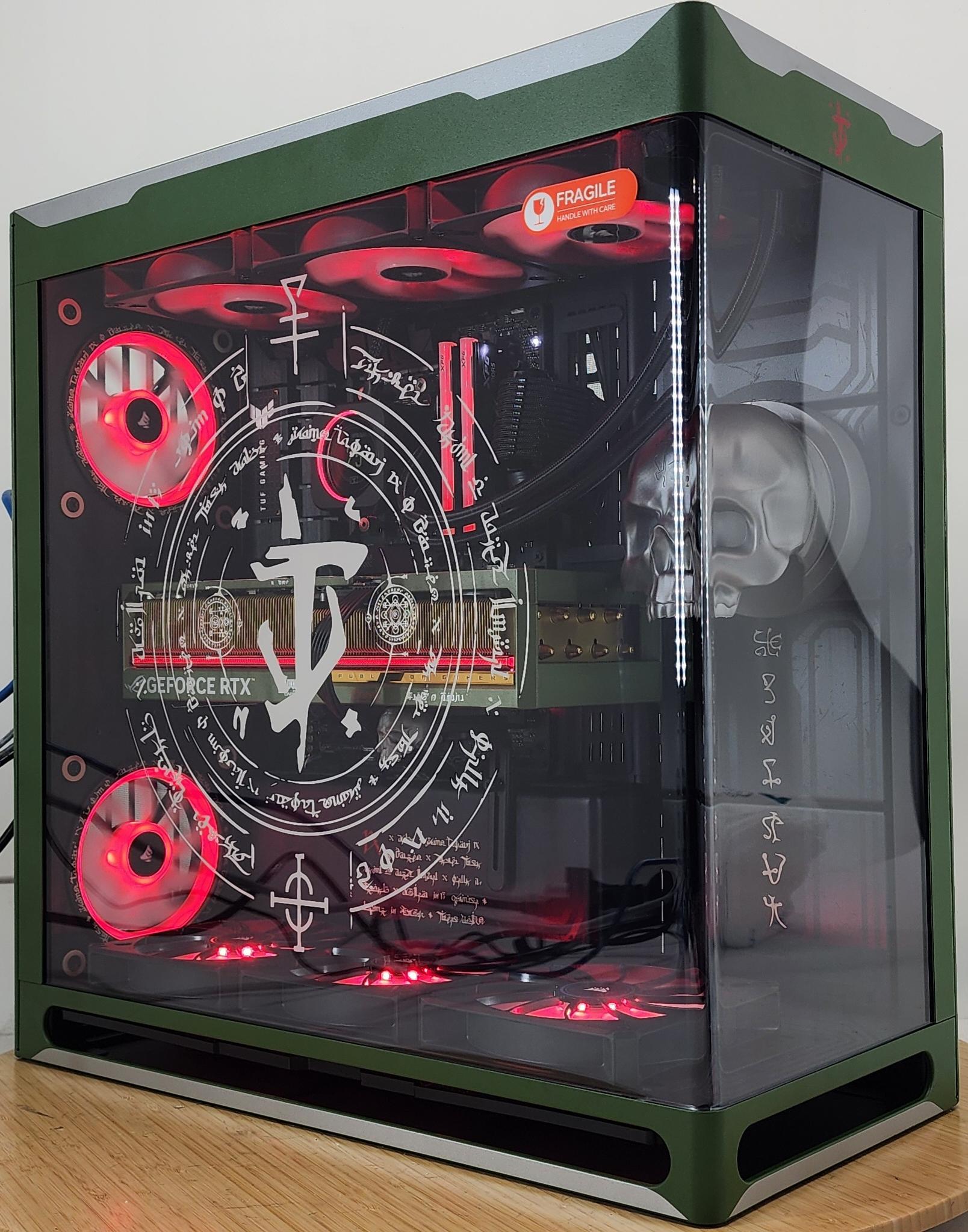 Gaming PC Ryzen 7 9800X3D 32GB RAM 2TB SSD RTX 5080 16GB Windows 11 DOOM PC