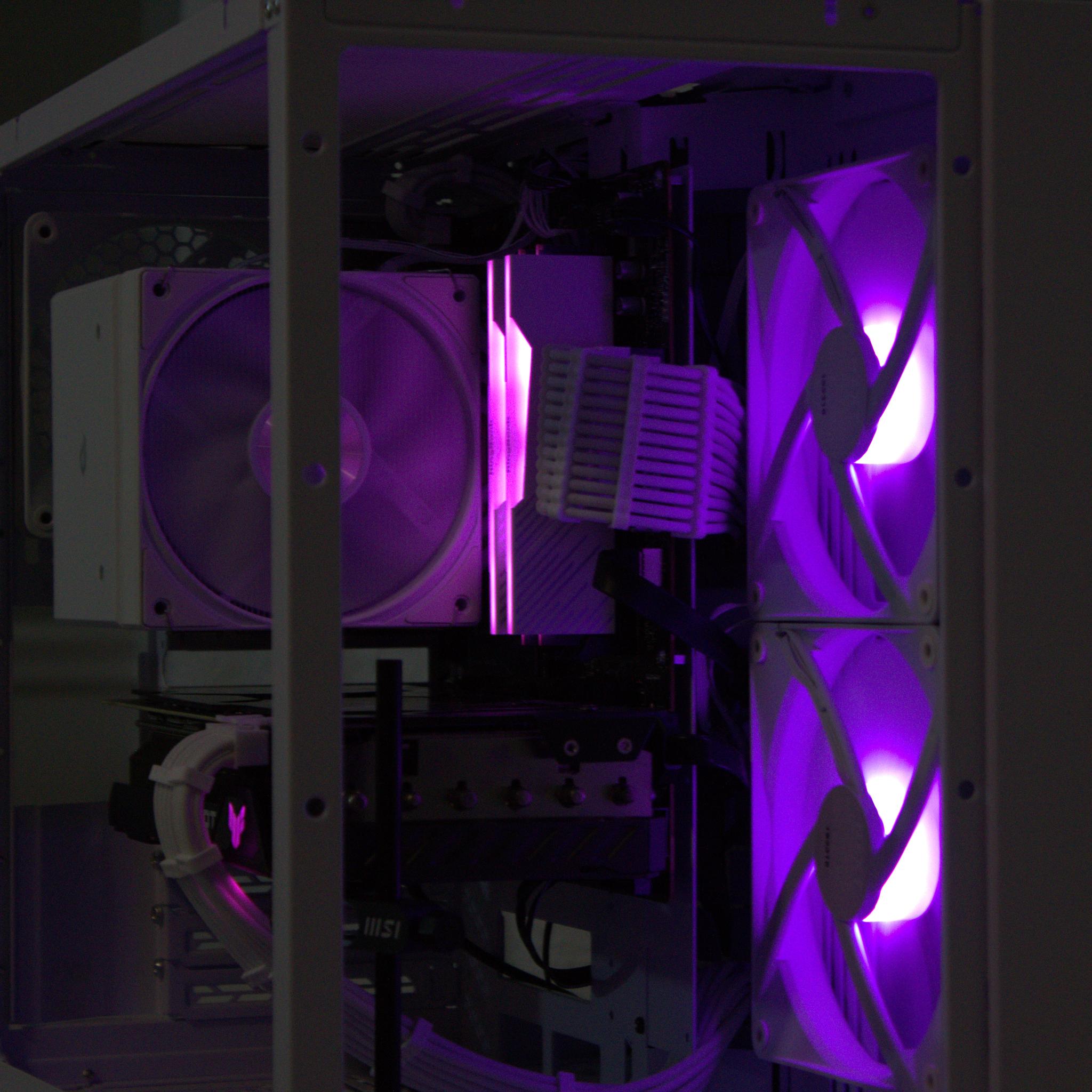 O11 Mini Snow Build | R7 7700x + Asus Tuf 3080 10GB