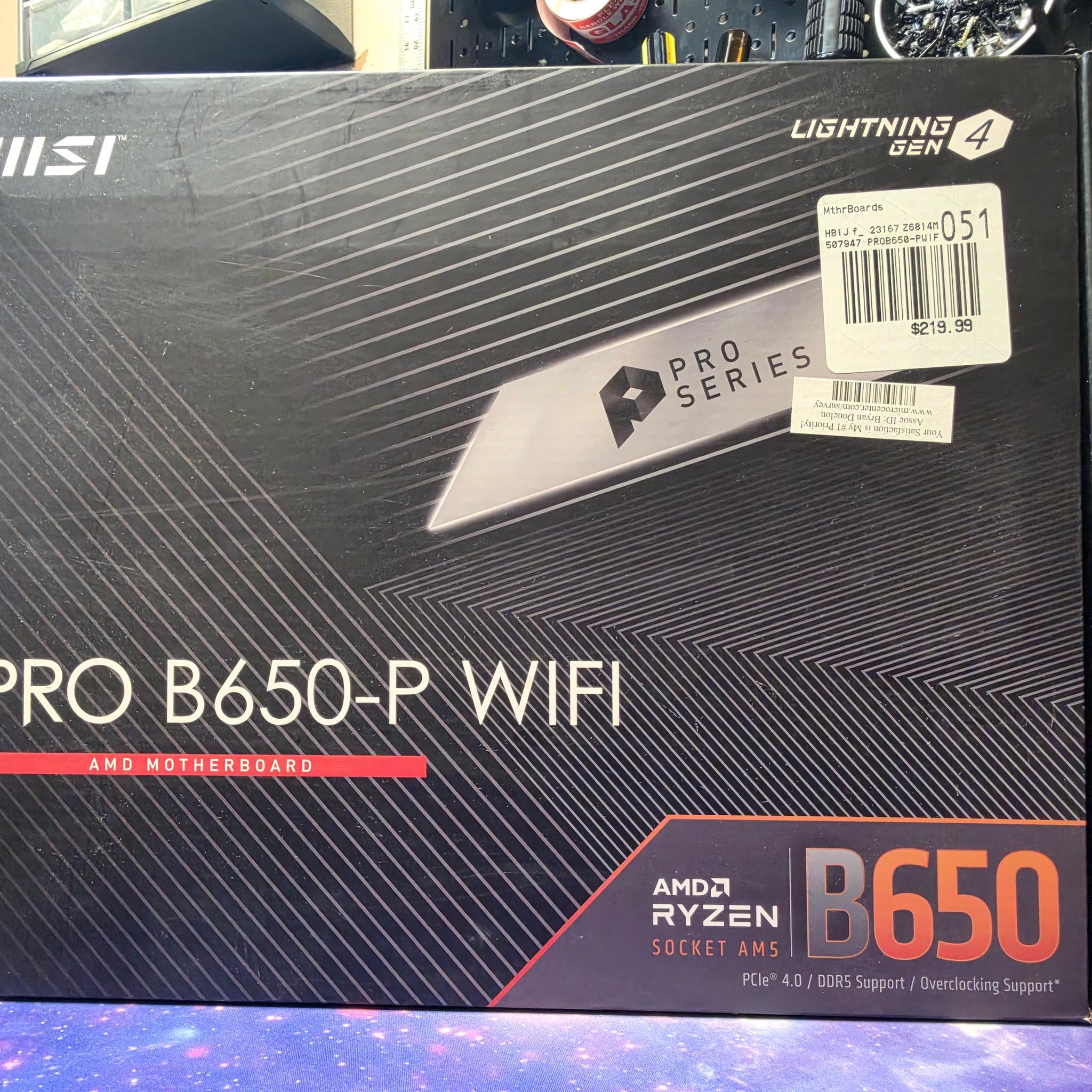 MSI PRO B650-P WIFI