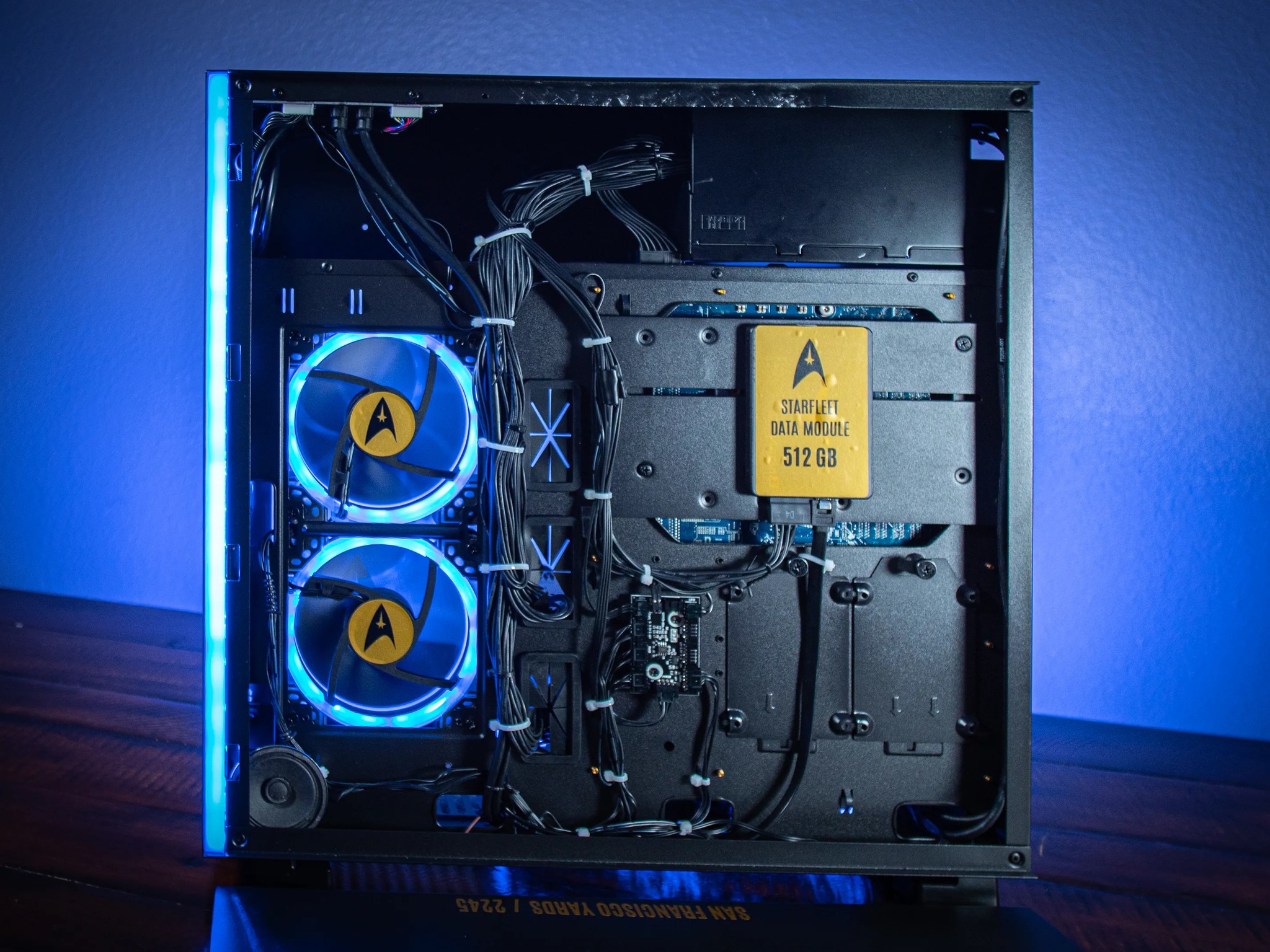 Star Trek Theme Build - 6C/12T Xeon, RTX2070 Super, 16 GB, 512GB SSD, Custom RGB Case, 700W PSU