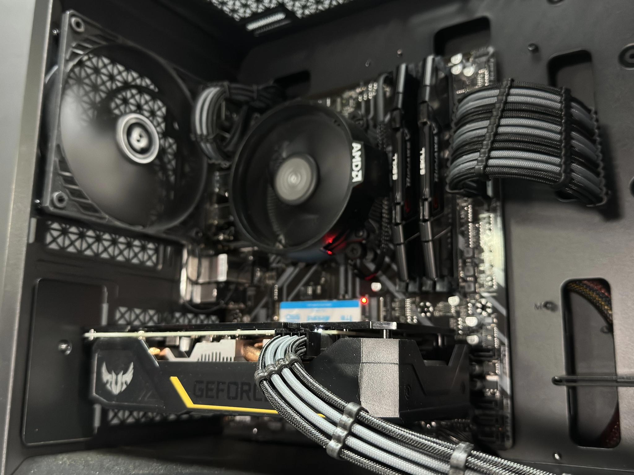 🏰♜Dark Iron♜🏰 GTX 1660ti / AMD Ryzen 5 5500 / 1TB NVME SSD / 16GB Ram / WIFI / WIN10
