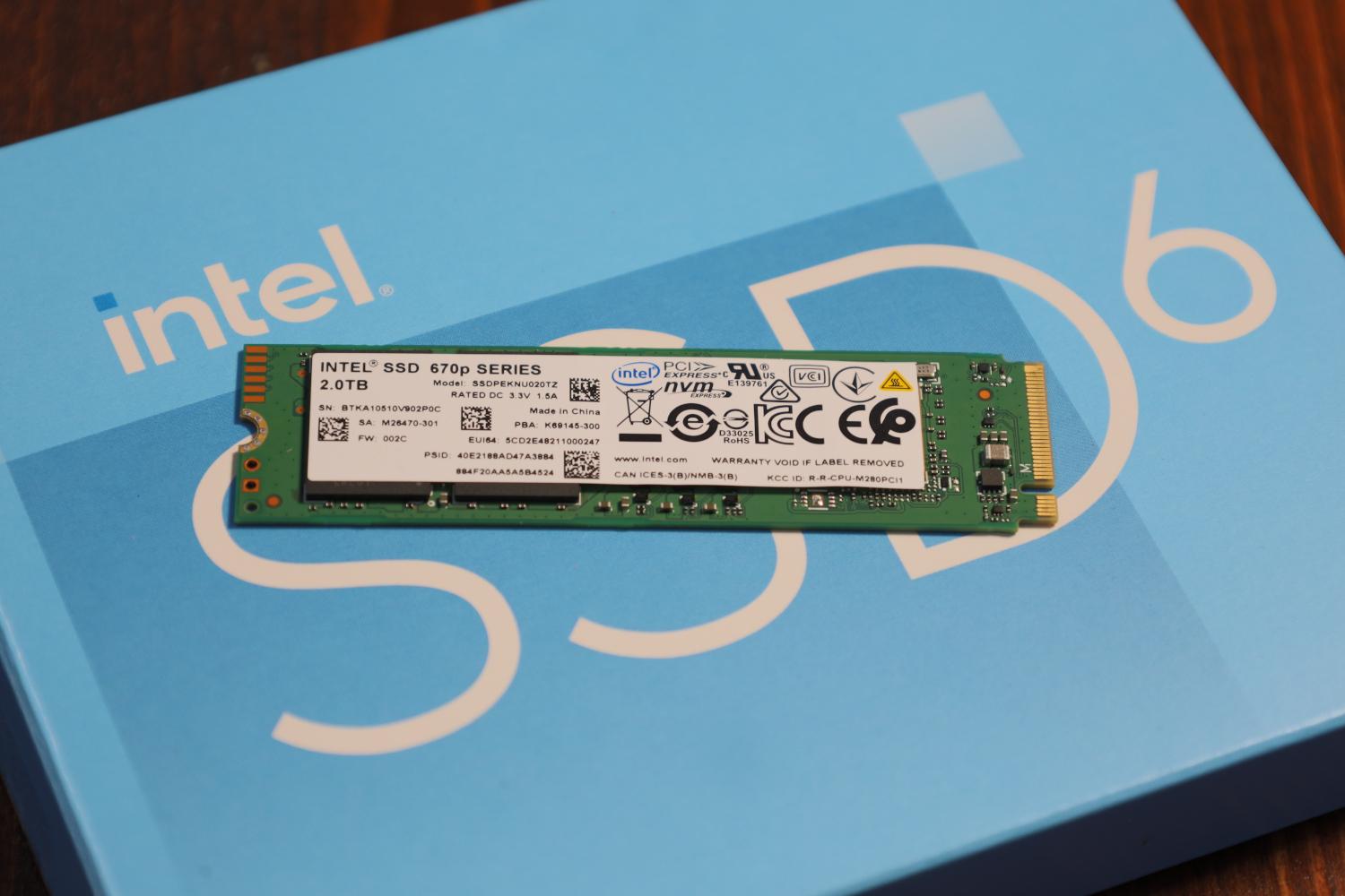 2TB NVME Gen3 SSD Intel 670p