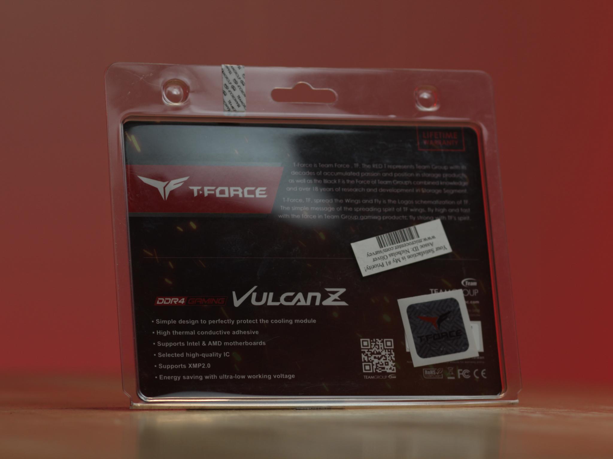TeamGroup T-Force Vulcan Z 32gb DDR4 (2x16gb) 3200MT/s CL16