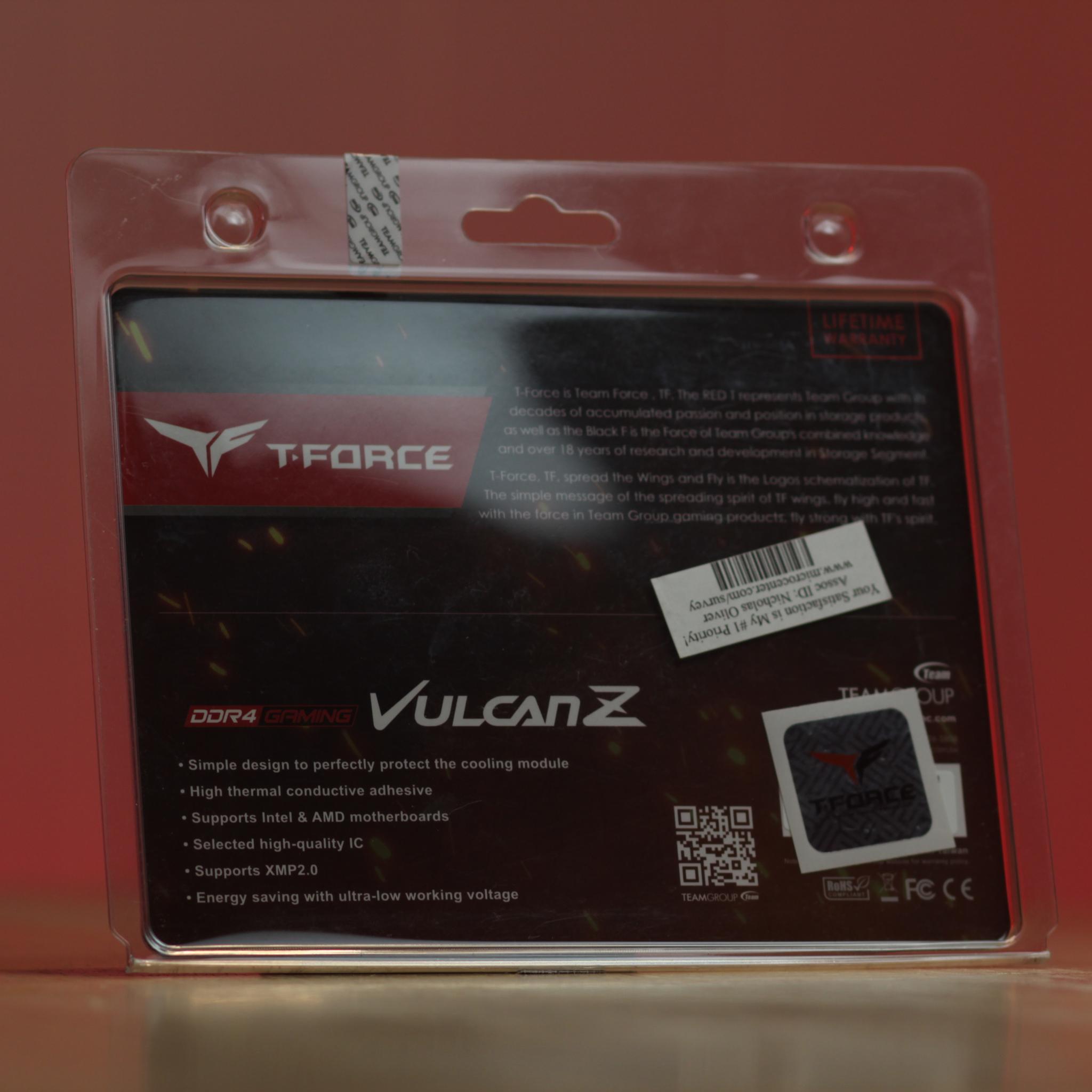 TeamGroup T-Force Vulcan Z 32gb DDR4 (2x16gb) 3200MT/s CL16