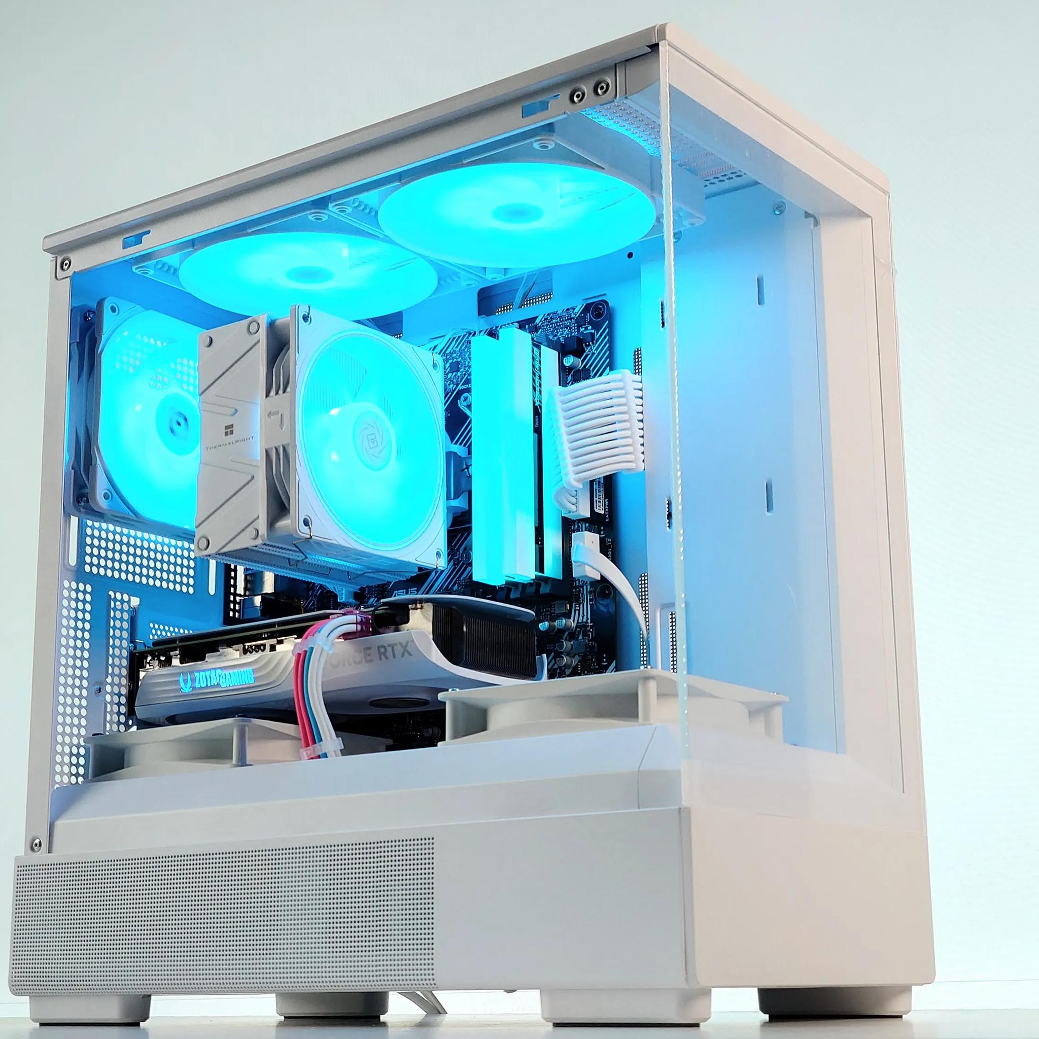 🩷🩵🤍Zen-Oh👑Gaming PC🪐Nvidia RTX 4070 12GB🪐AMD Ryzen 5 5600🪐32GB DDR4🪐 1TB SSD