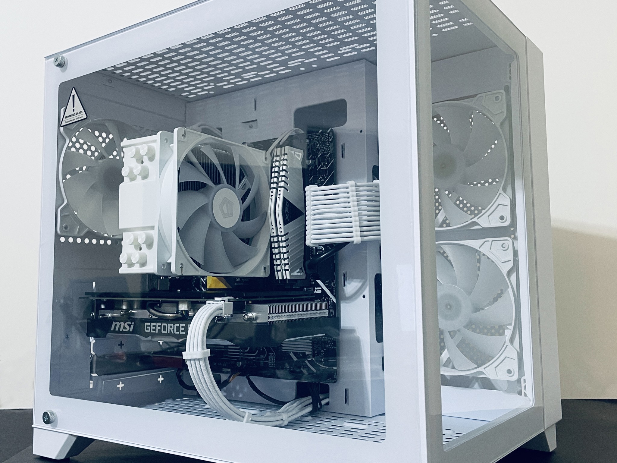 ❄️White Gaming PC w RGB - i3 12gen ● 16GB RAM ● 1TB SSD - RTX 2060 Super 8GB ● Best value for 1080p
