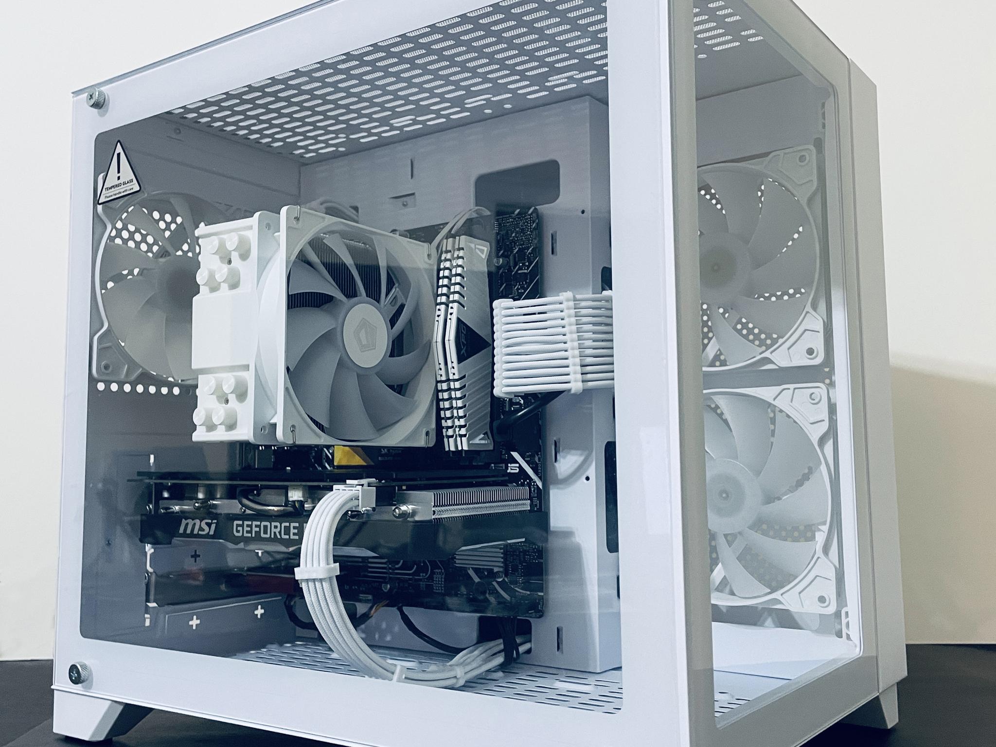 ❄️White Gaming PC w RGB - i3 12gen ● 16GB RAM ● 1TB SSD - RTX 2060 Super 8GB ● Best value for 1080p