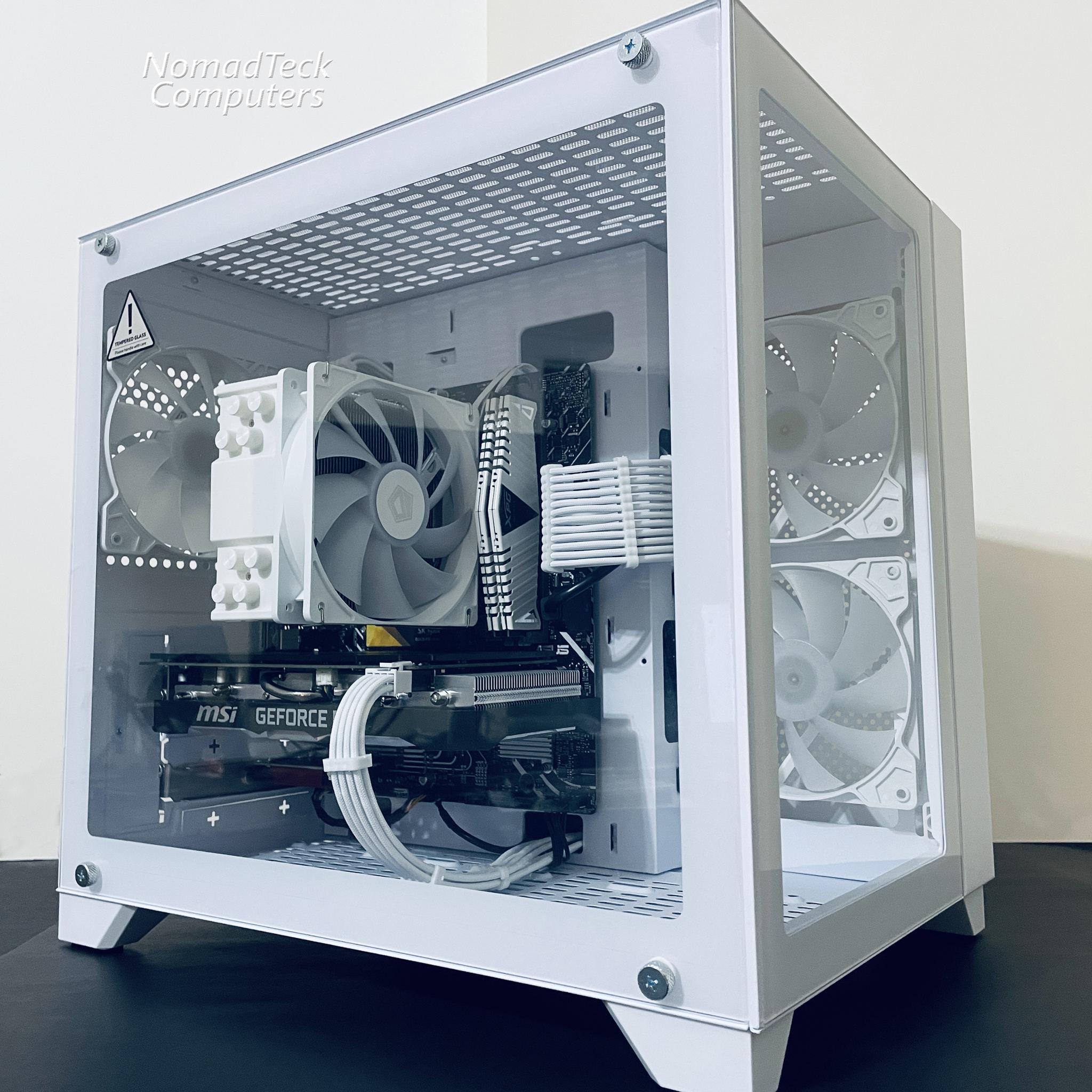 ❄️White Gaming PC w RGB - i3 12gen ● 16GB RAM ● 1TB SSD - RTX 2060 Super 8GB ● Best value for 1080p