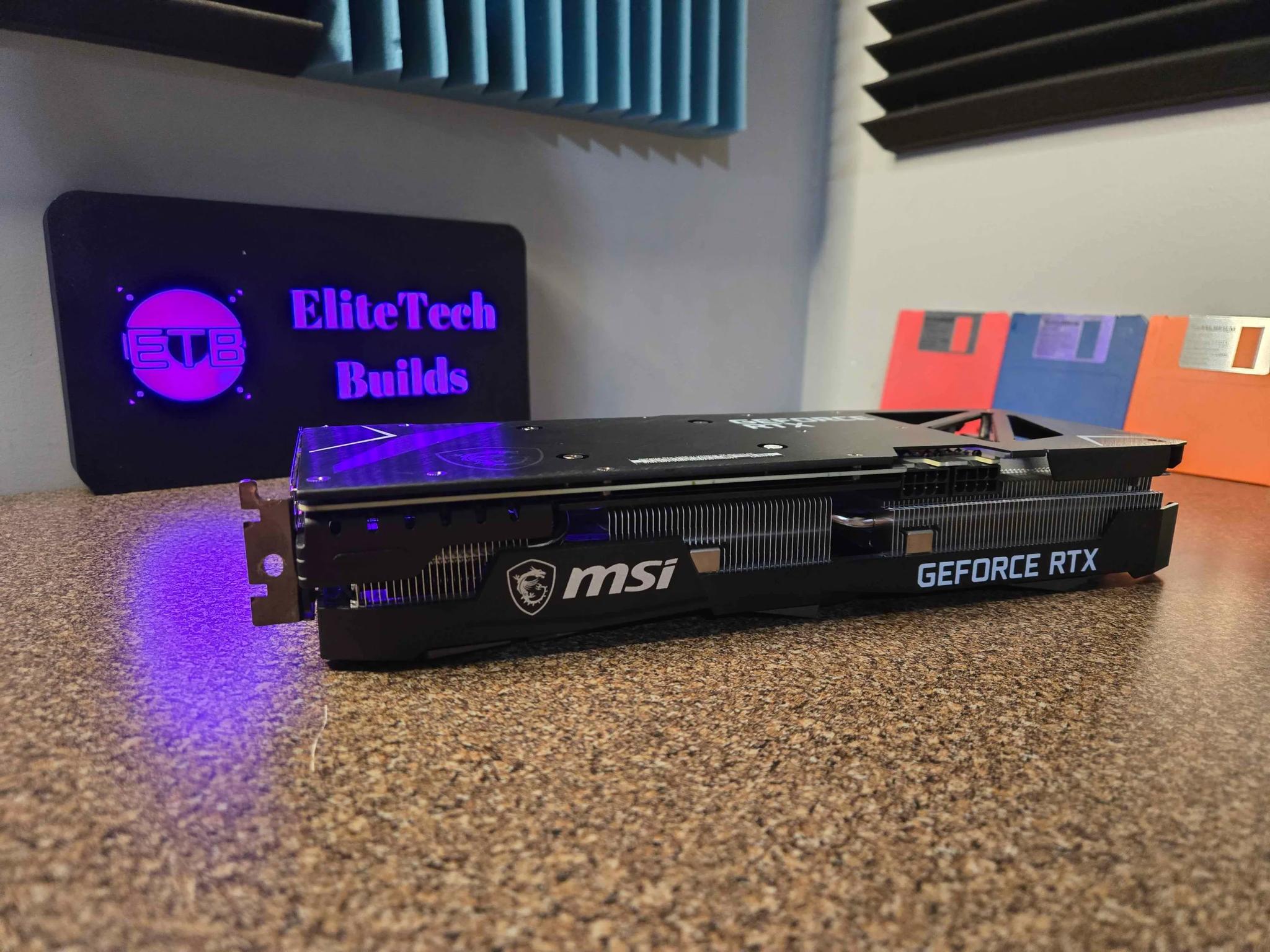 MSI RTX 3060 Ti 8GB GDDR6X (uncommon variant with G6X)
