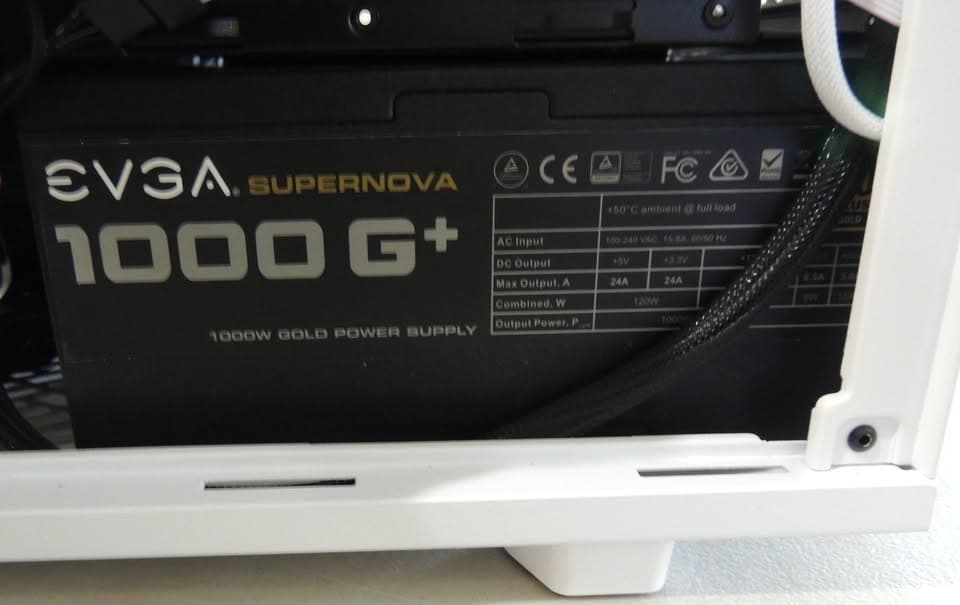 Beautiful New White Gaming Computer Build with New and Refurbished Parts