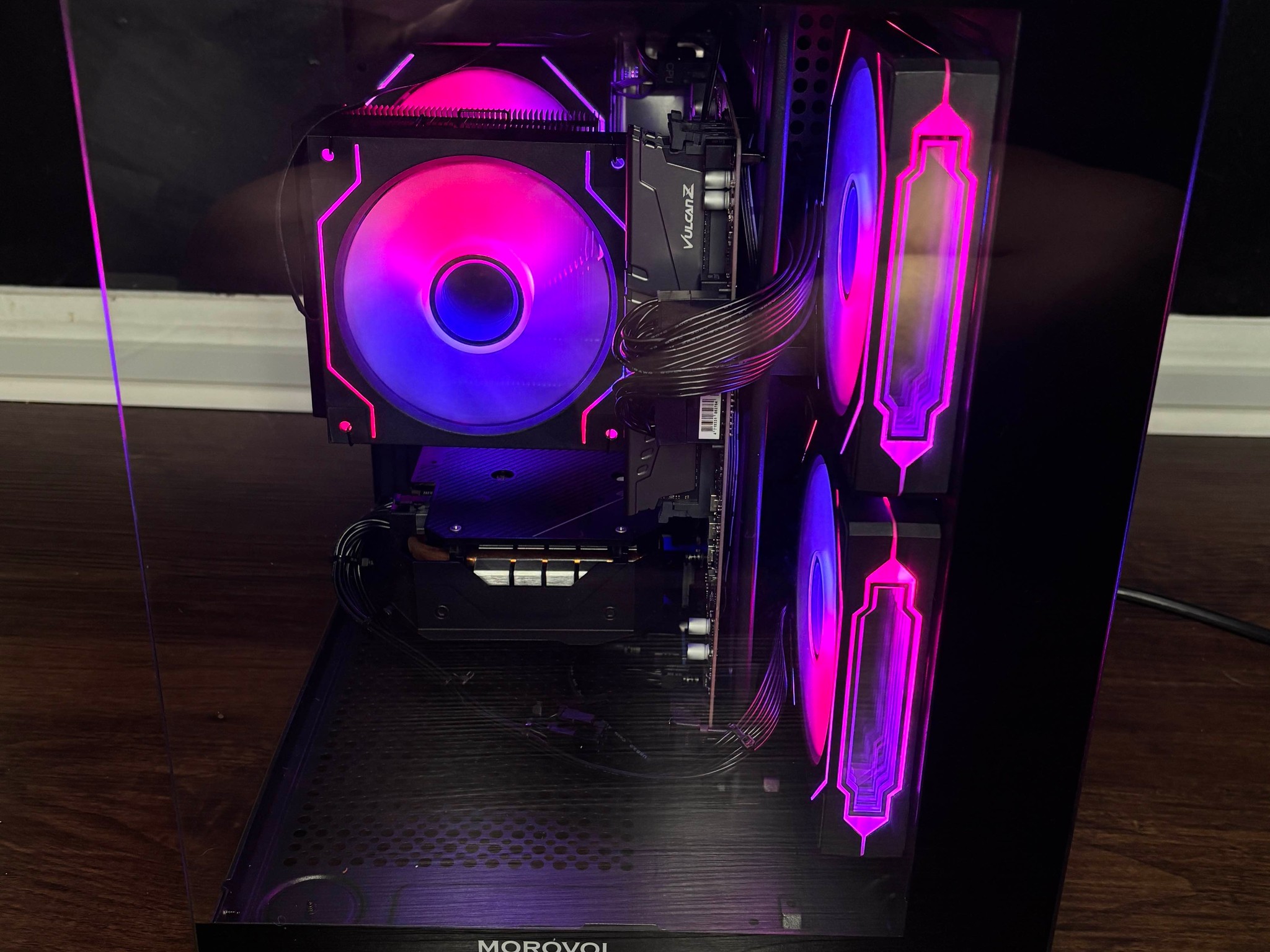 Black Gaming PC (GTX 1660 Super 6GB +AMD Ryzen 5 2600X + 16GB DDR4 + SSD)