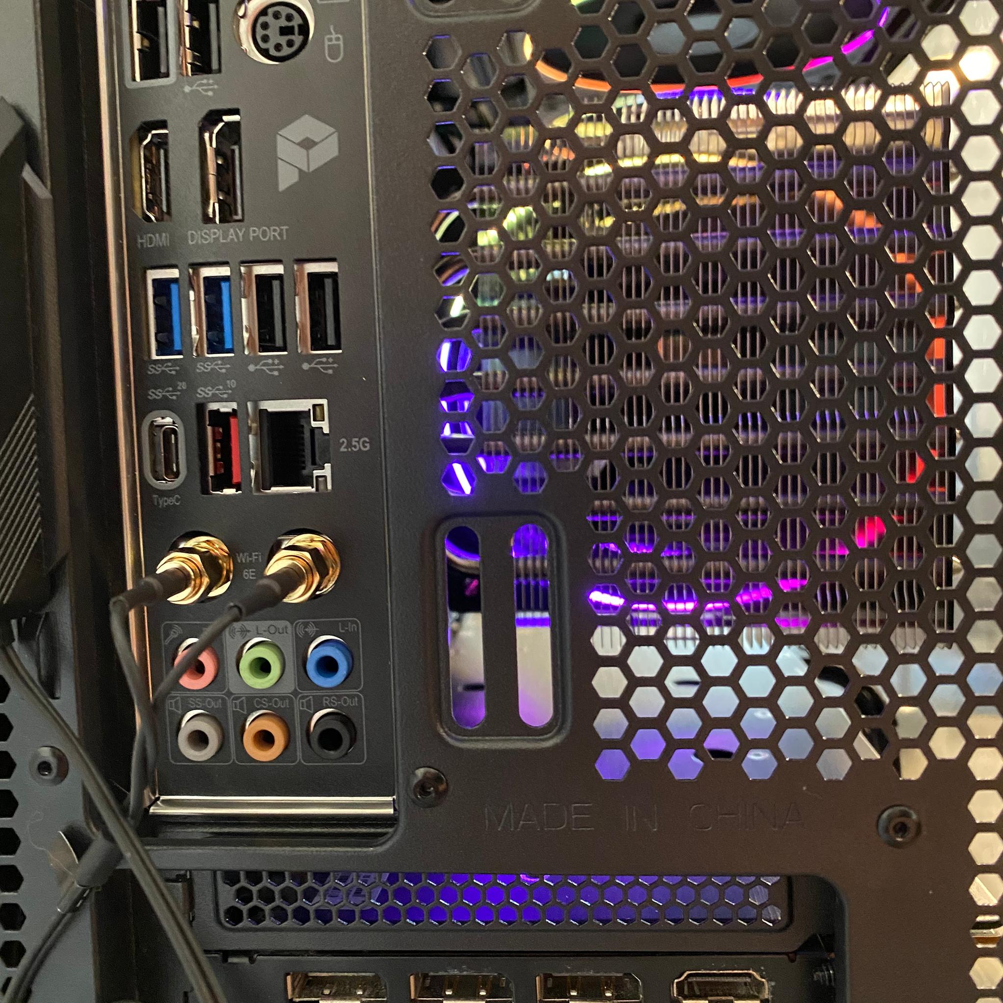 Black Opal V i9 12900K RX 6800 XT 2TB NVME 32GB DDR5 Gaming, Streaming, Editing PC