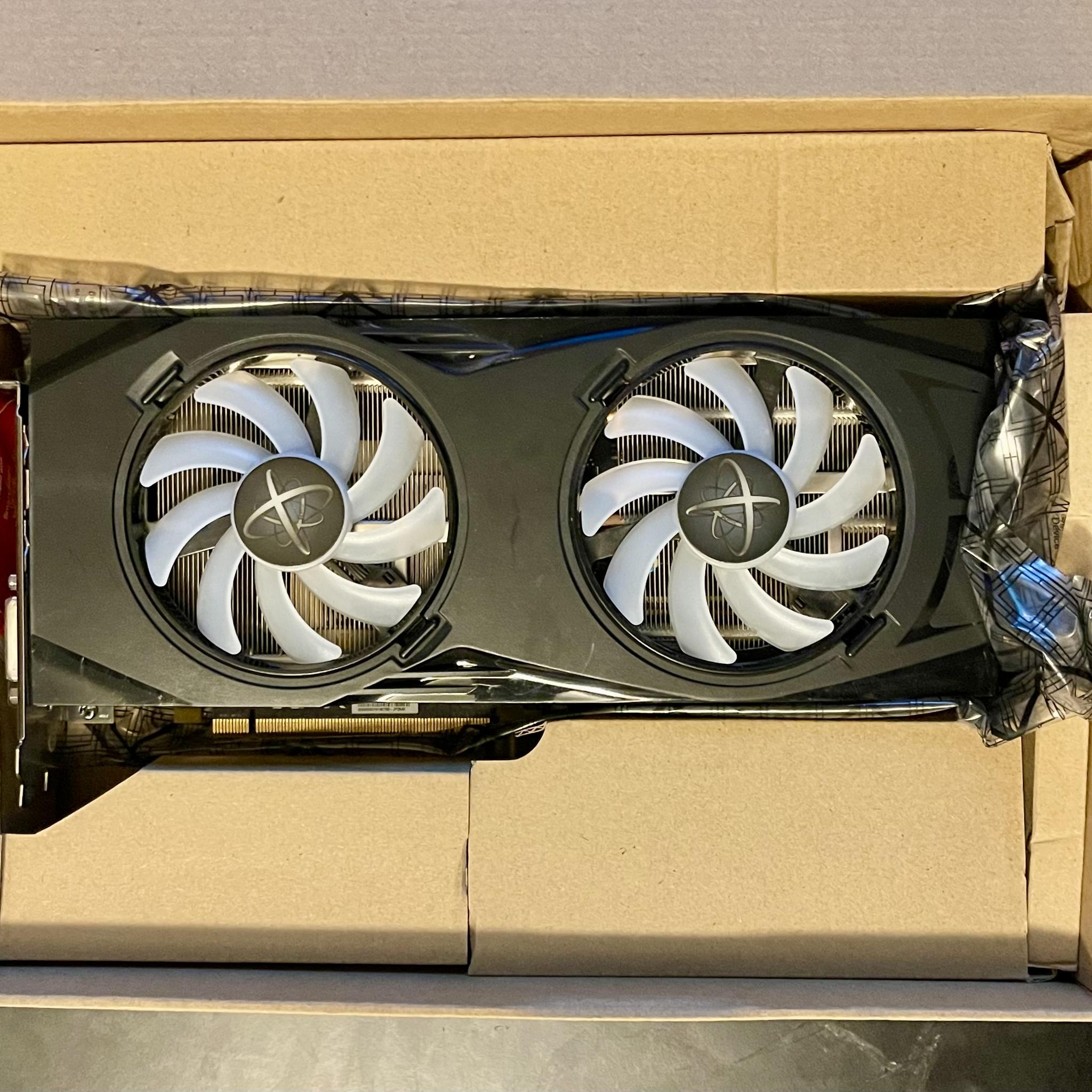 XFX RX480GTR IN ORIGINAL BOX w/ LED FANS (Dual BIOS: RX480 / RX580)