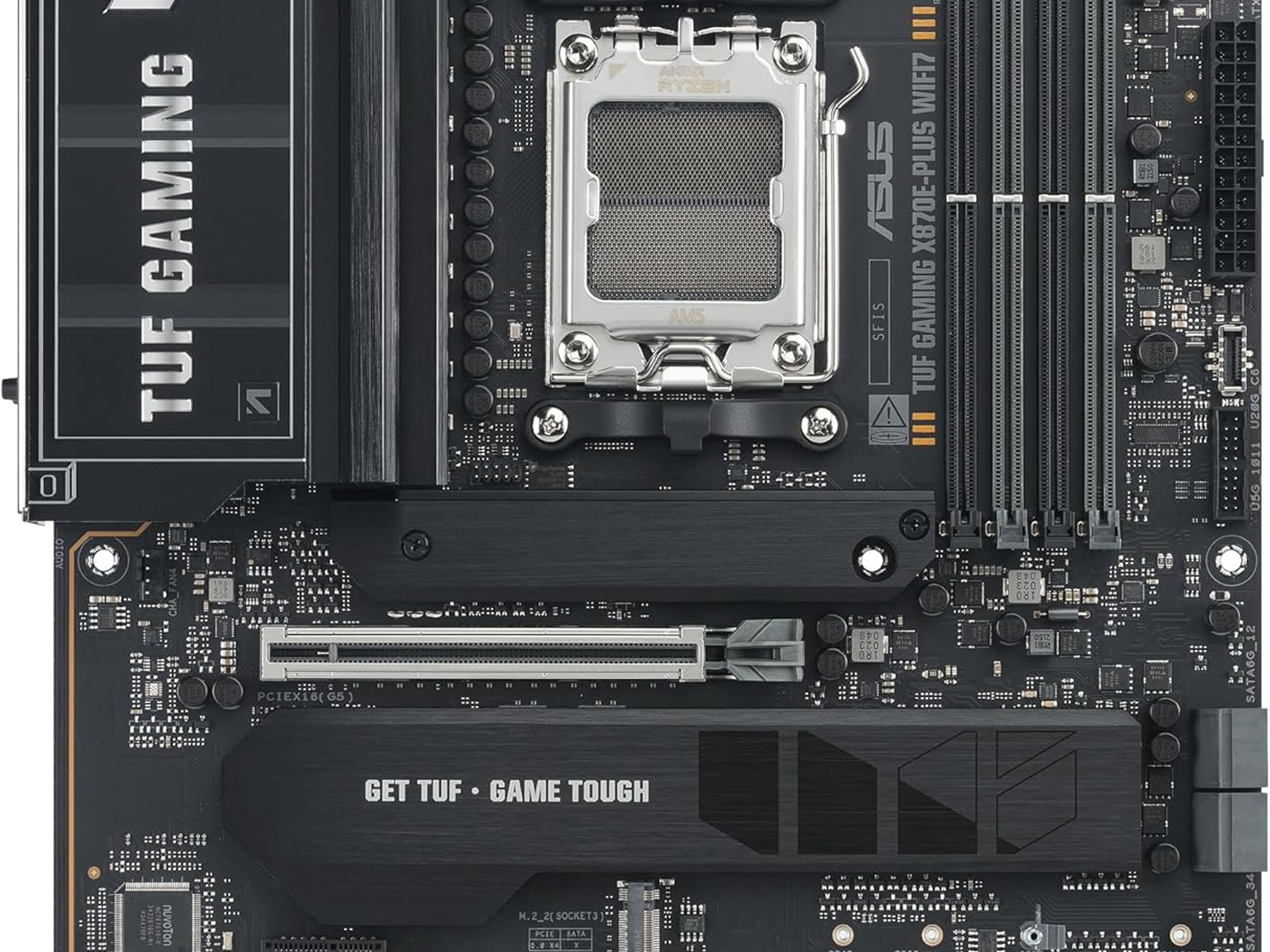 ASUS TUF GAMING X870E-PLUS WIFI7 AMD X870E AM5 DDR5 ATX Desktop Motherboard