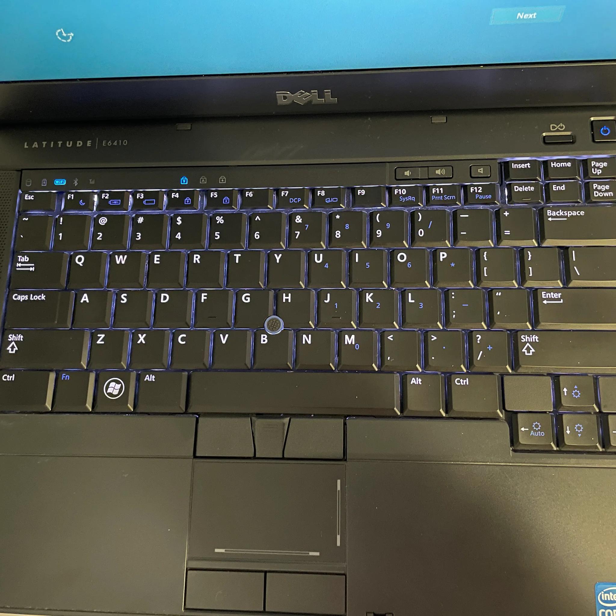 Dell Latitude E6410 14in Laptop Computer Intel i7-640 4GB Ram 128GB SSD WIFI BT WIN10 #1