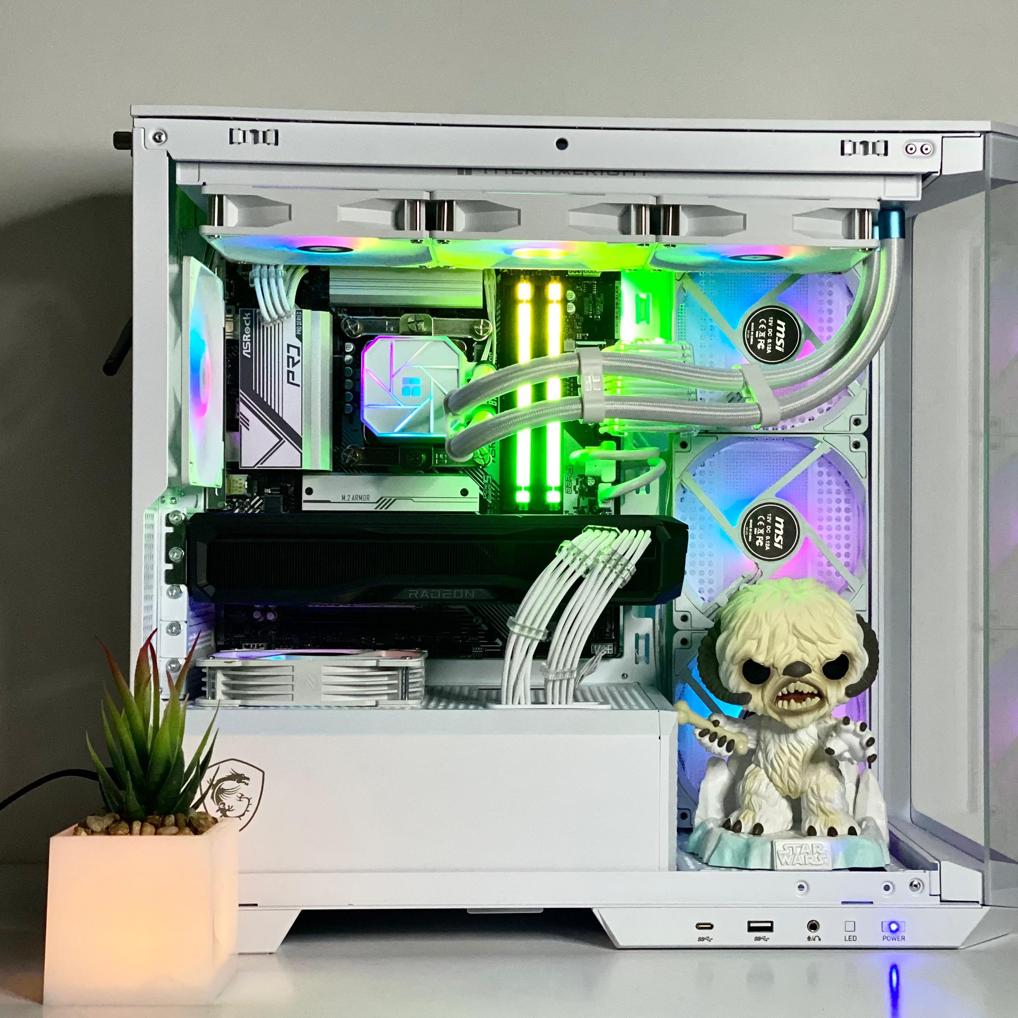 ❄️🥶-I7-Liquid-Cooled Pro Gaming Beast⚪️RX 7900XT 20GB ⚪️32GB RAM⚪️2TB NVMe M.2⚪️ Windows 11 Pro