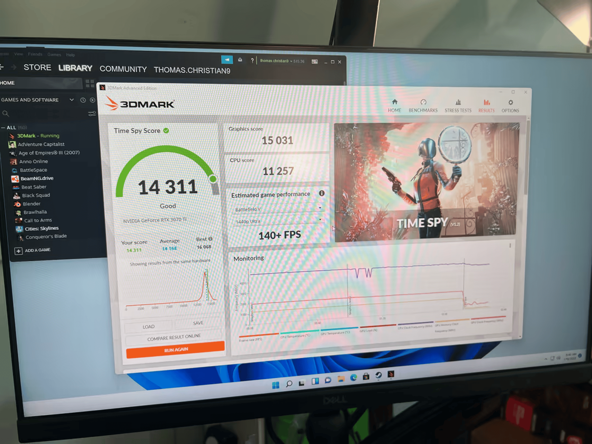 "The Bouncer" RTX 3070ti Ryzen 5800x PC