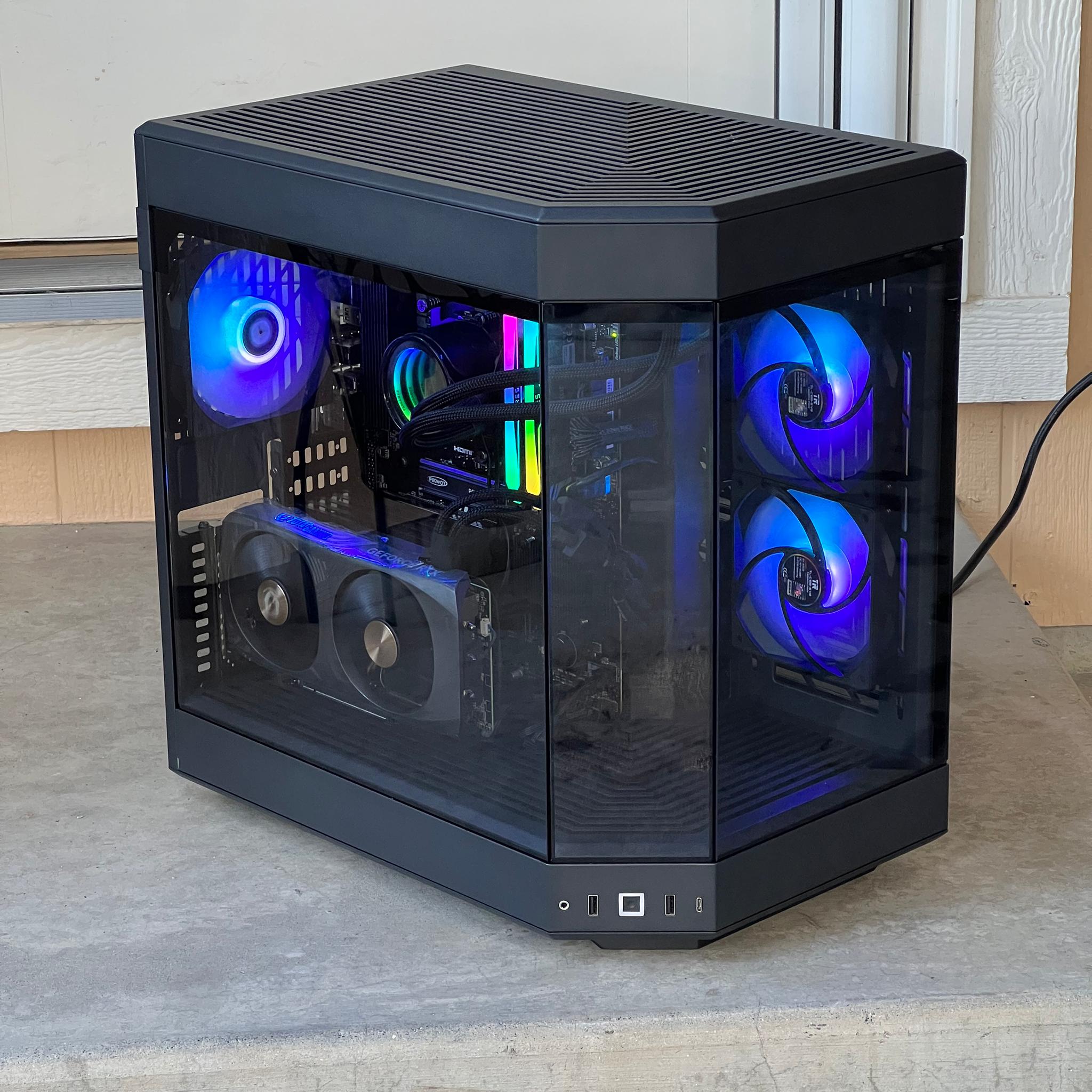 ⬛️Black HYTE⬛️ rtx 3080, ryzen 5 7600x, 32GB 6400mhz