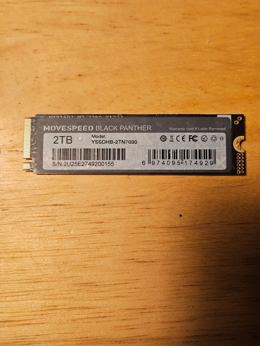 Movespeed Black Panther 2tb SSD | Jawa