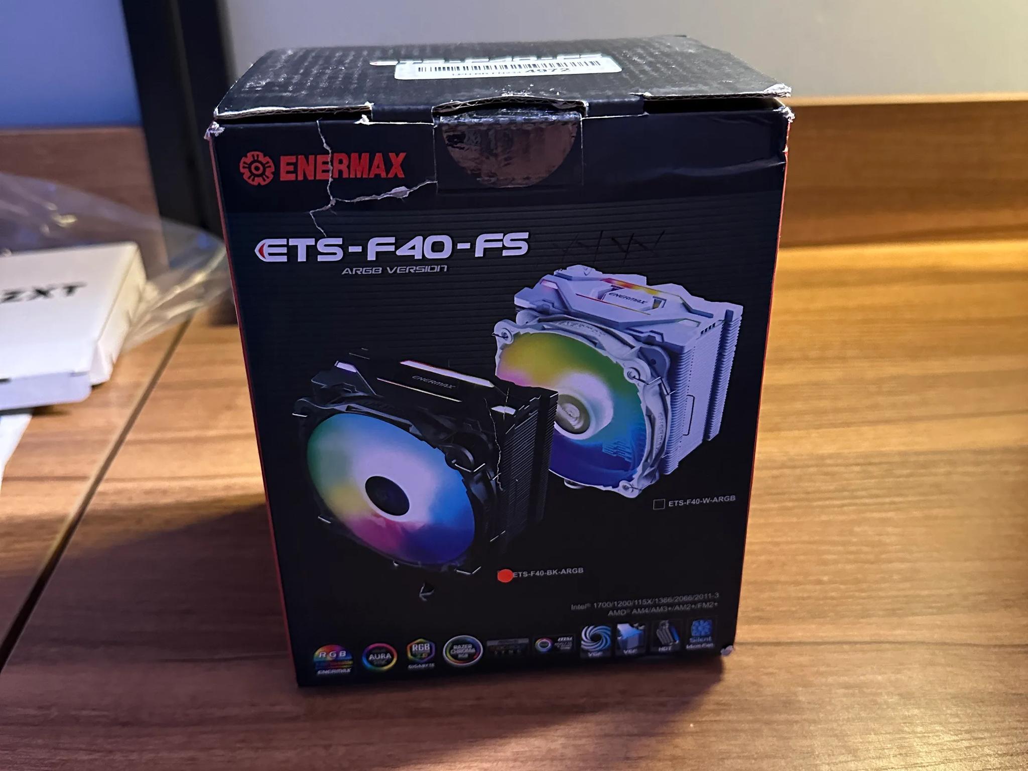 Enermax ETS-F40 140mm ARGB CPU Air Cooler READ DESCRIPTION