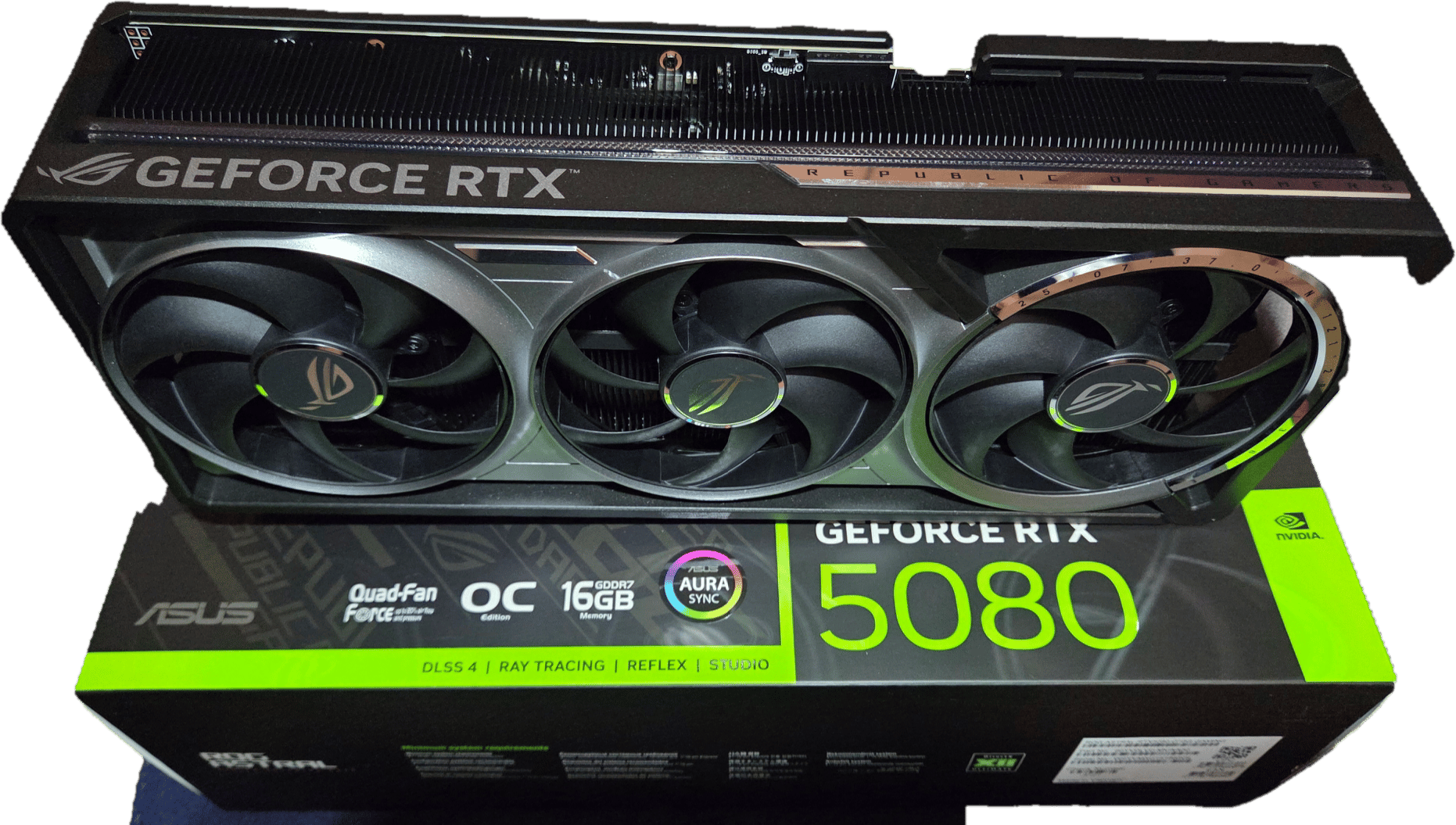 ASUS ROG Astral GeForce RTX 5080 16GB GDDR7 OC Edition