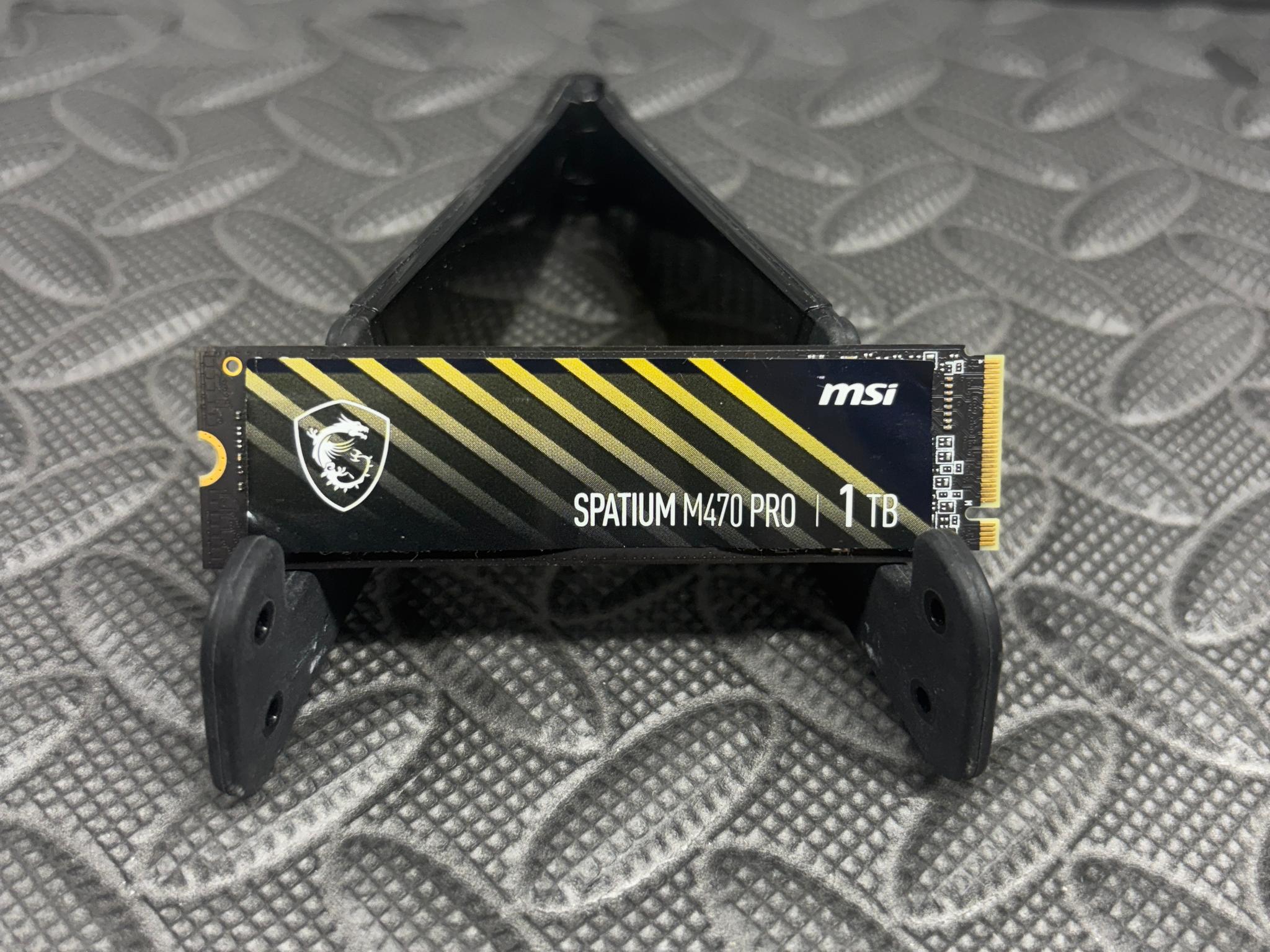 MSI SPATIUM M470 PRO 1TB PCIe 4.0 NVMe M.2 SSD | Gen4 x4 | Tested Working