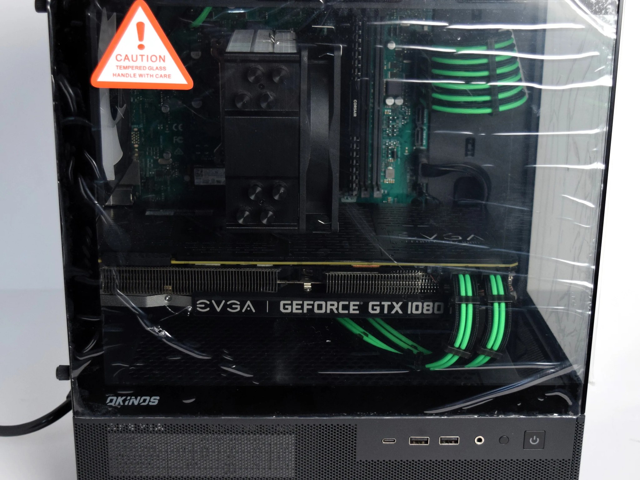 Fresh Build! Intel i7 7700 | GTX 1080ti 11GB | 16gb Ram | 512 GB Storage | Okinos 3 Fish Tank Case
