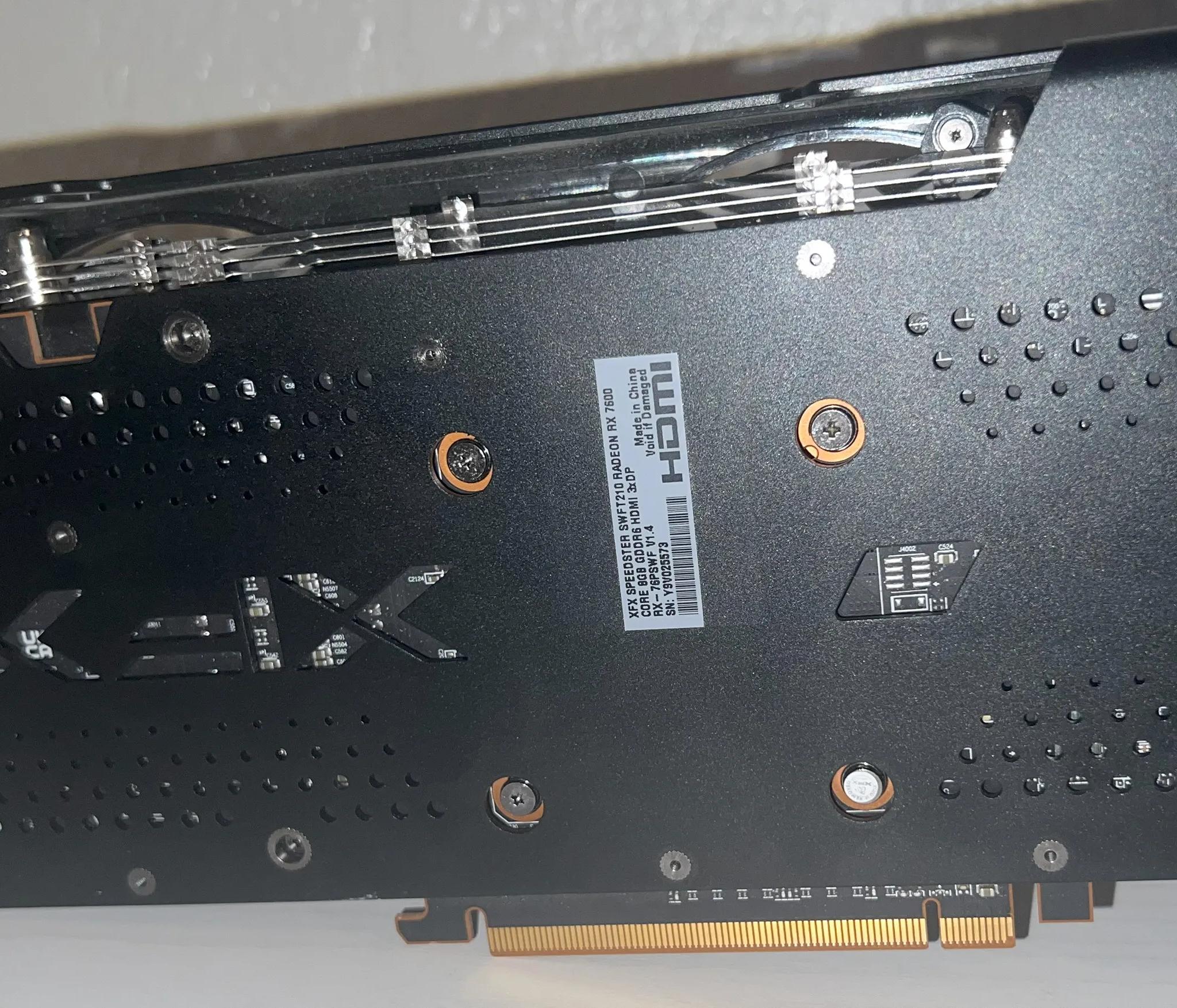 Radeon RX 7600 8GB (XFX SWFT 210)