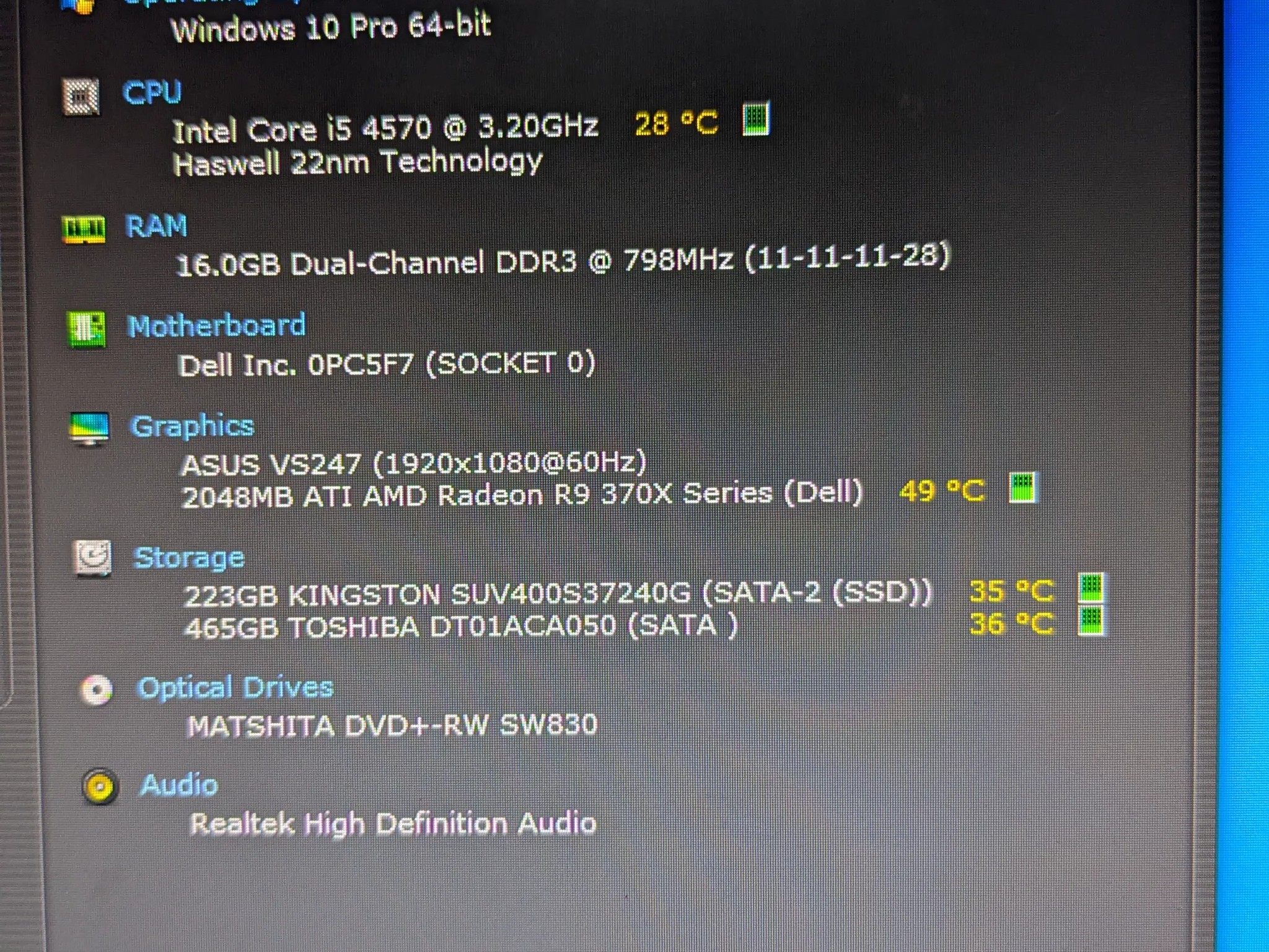 Budget Brick | 180 Day Warranty | i5-4570, AMD W5000 2GB, 16GB RAM, 240GB SSD, Win10