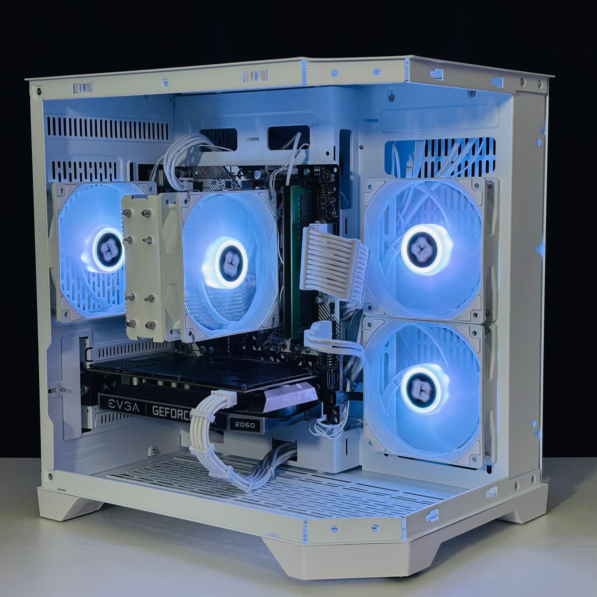 ☁️💥🤍 White Gaming PC - RTX 2060 / Ryzen 5 3600 / 16GB RAM / 512GB SSD / WIFI + BT 🤍💥☁️