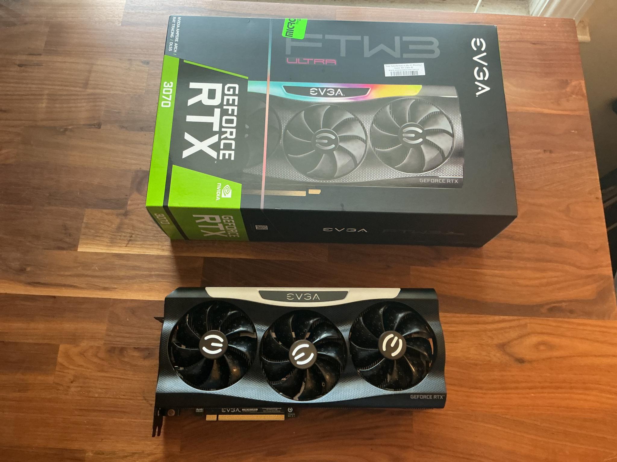EVGA RTX 3070 FTW3