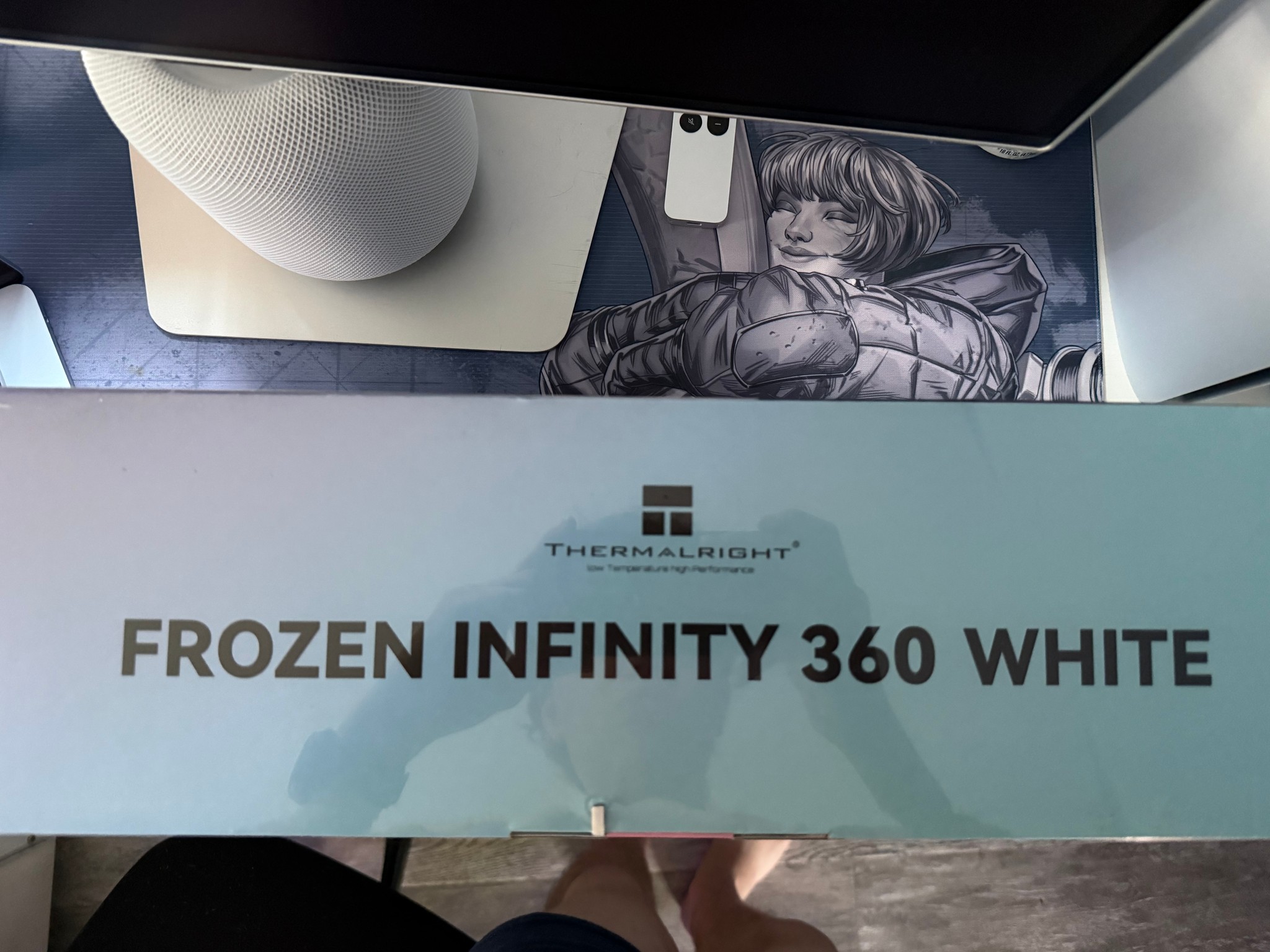Brand New Thermalright Frozen Infinity 360 White Liquid CPU Cooler