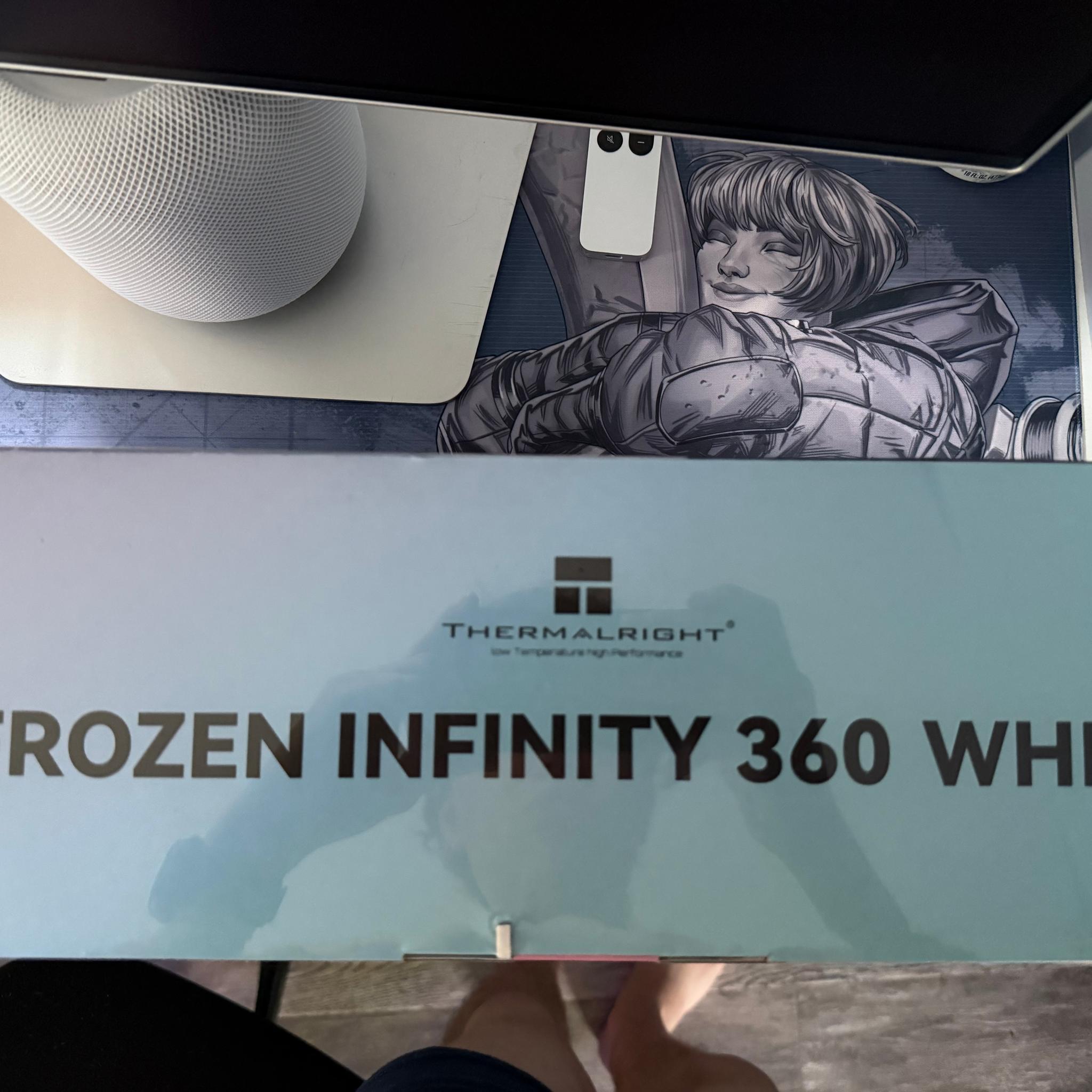 Brand New Thermalright Frozen Infinity 360 White Liquid CPU Cooler